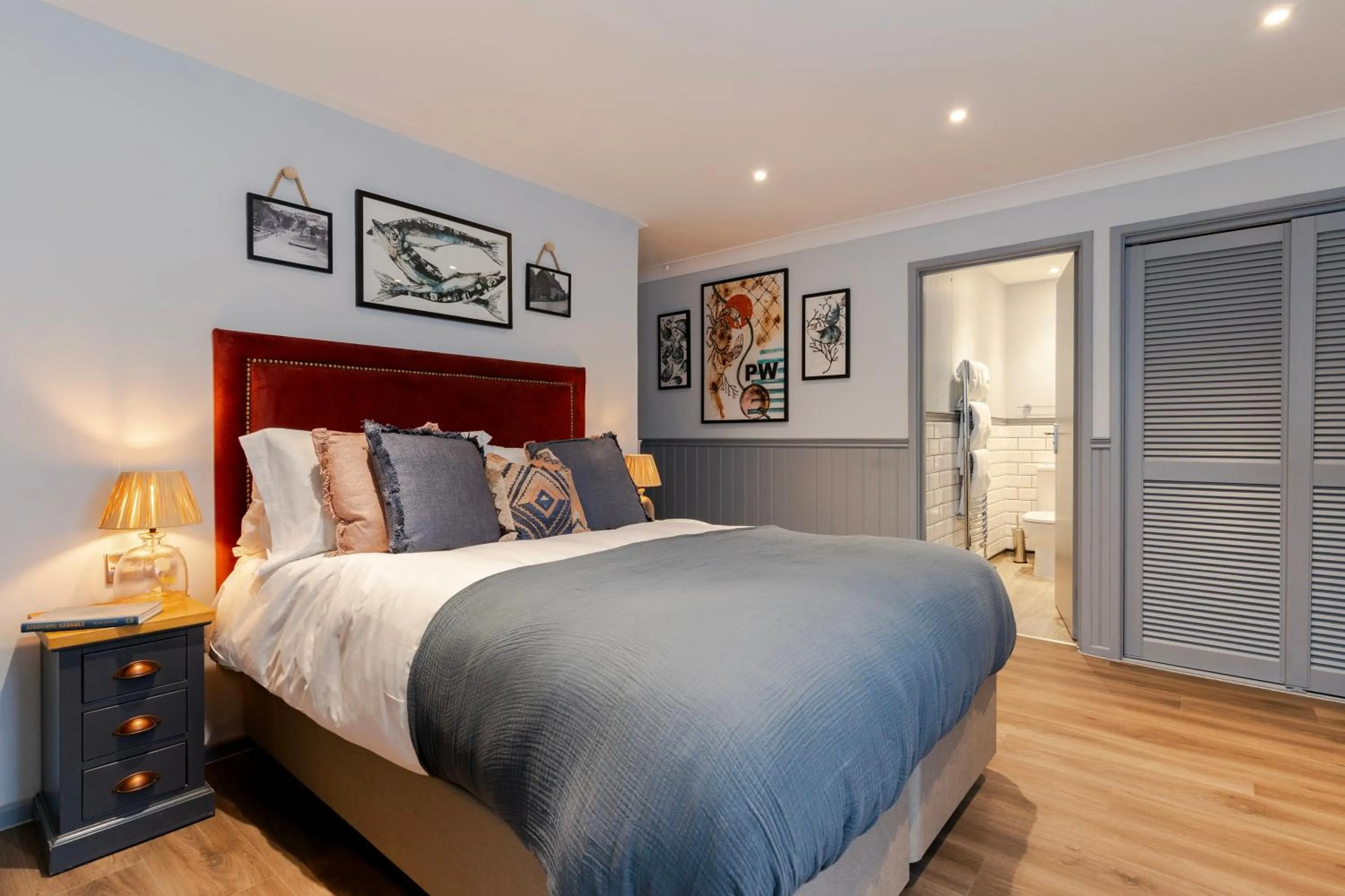 Bed in Port Gaverne Hotel