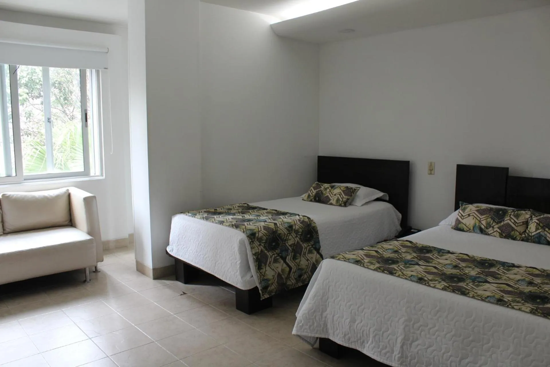 Bed in Hotel Mediterraneo