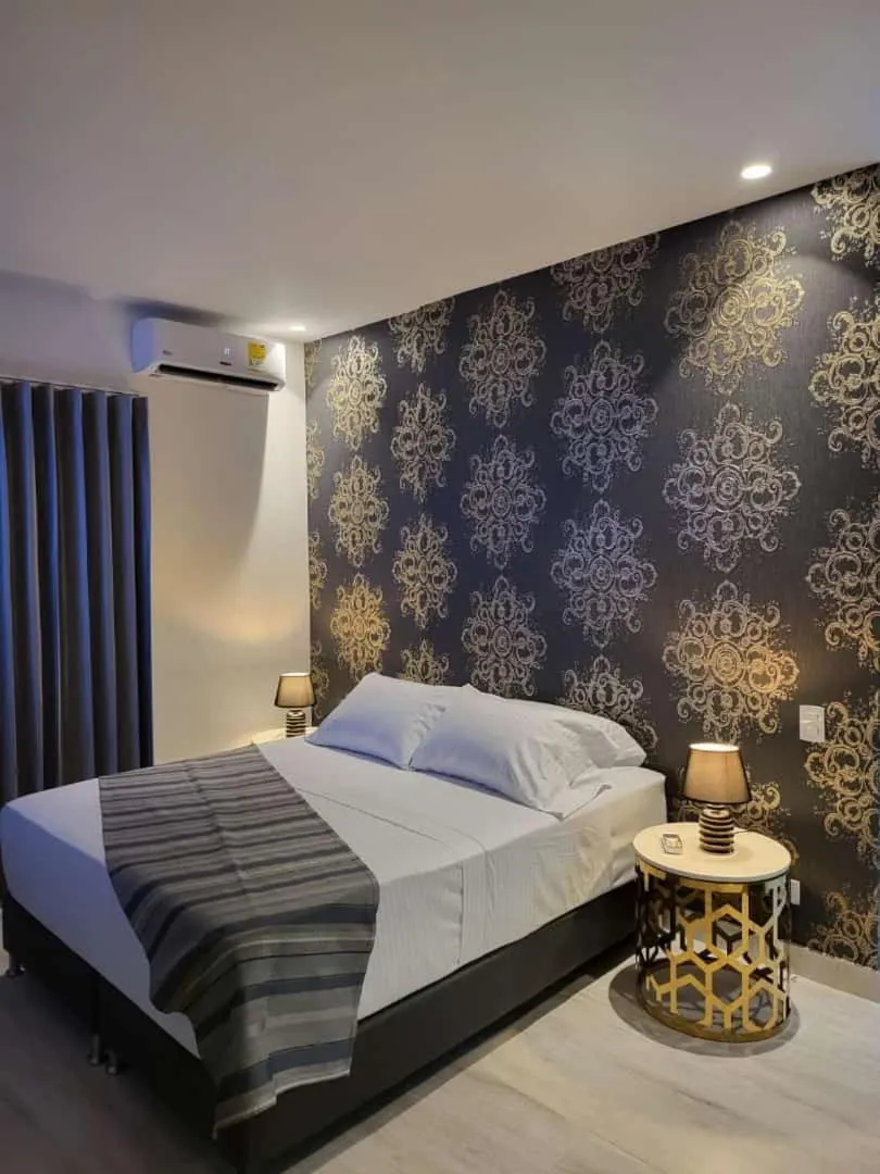 Bed in Hotel Mediterraneo