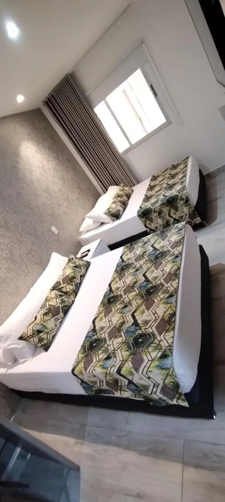 Bed in Hotel Mediterraneo Bed in Hotel Mediterraneo