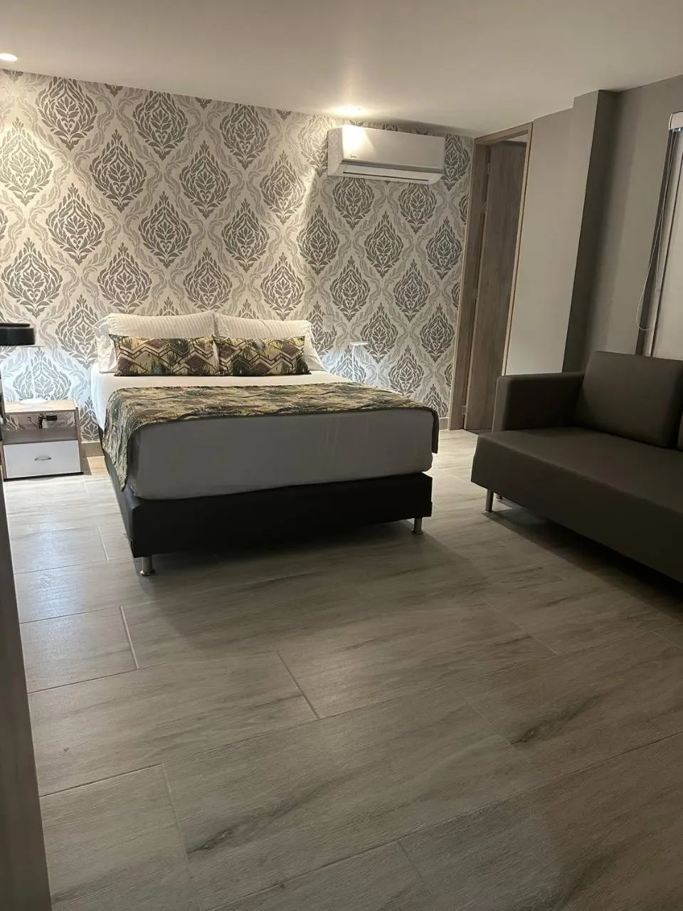 Bed in Hotel Mediterraneo