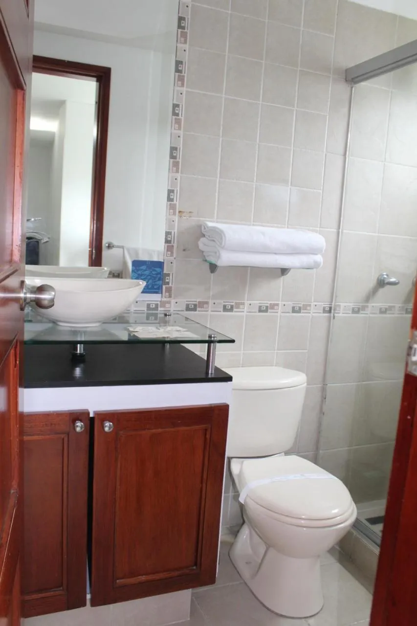 Bathroom in Hotel Mediterraneo