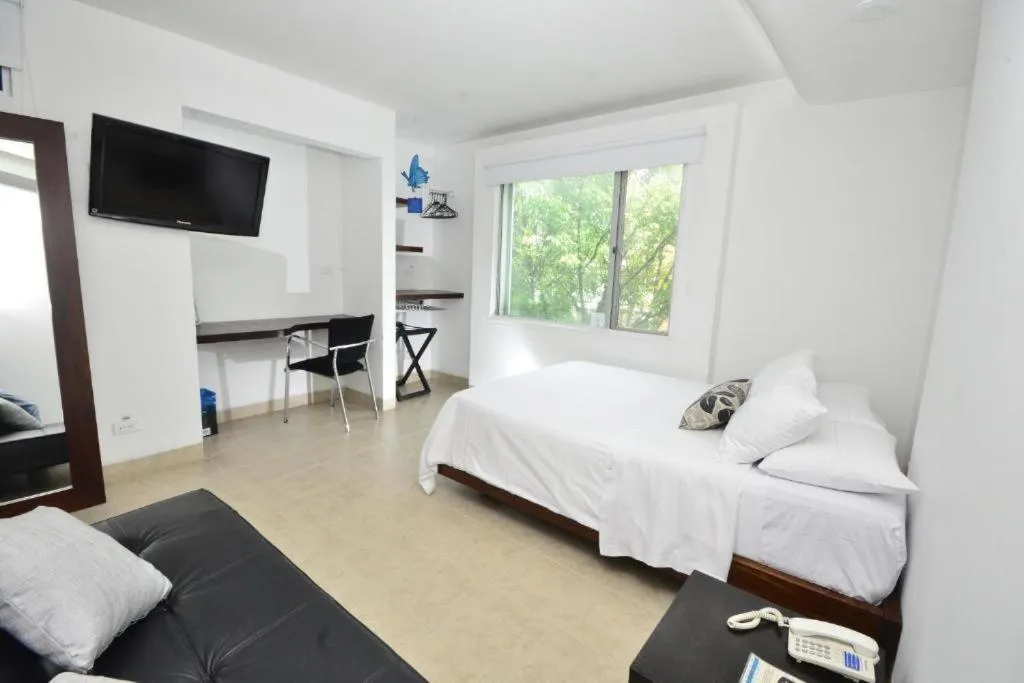 Bed in Hotel Mediterraneo