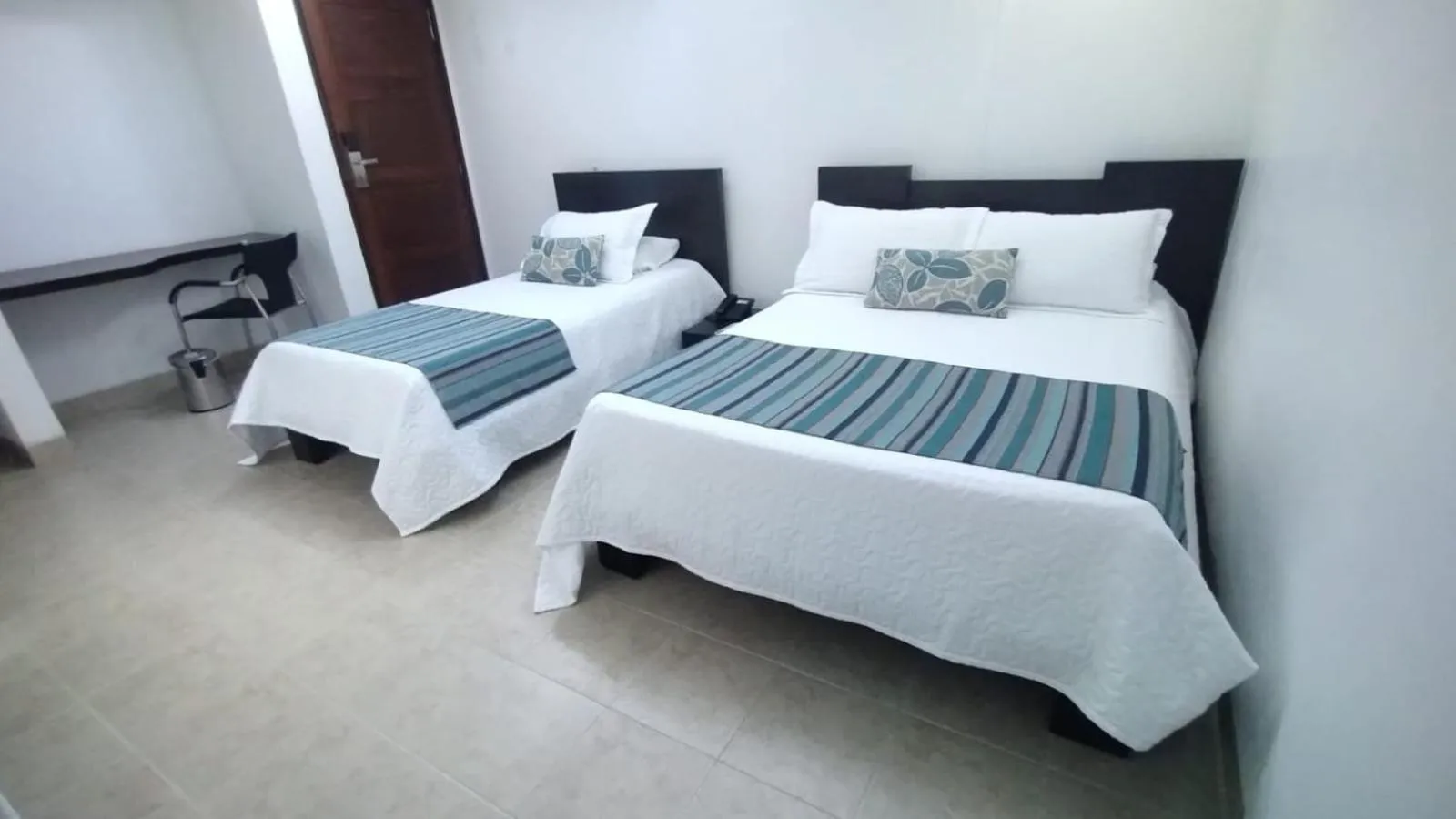 Bed in Hotel Mediterraneo