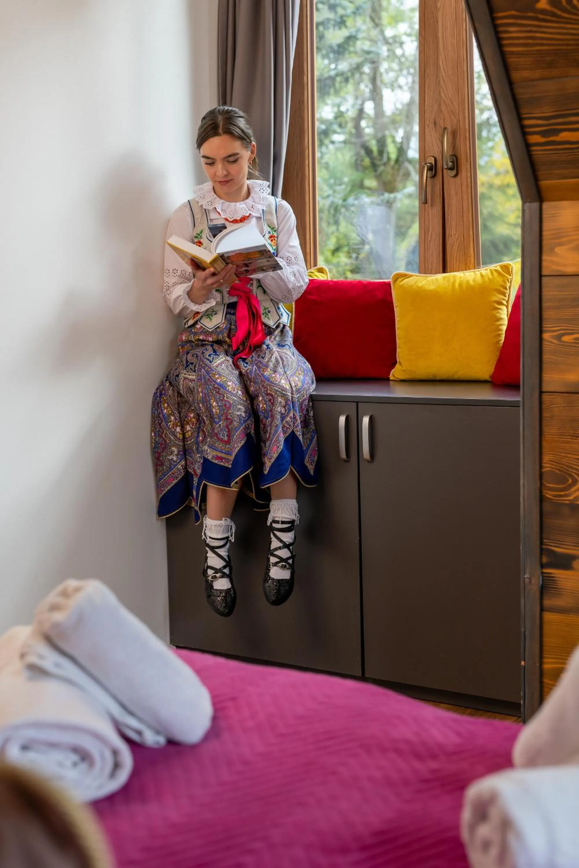 Bed in WILLA JAROSTA & SPA, AC -free parking