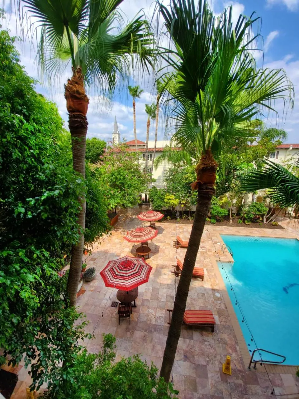 Patio in La Posada Hotel