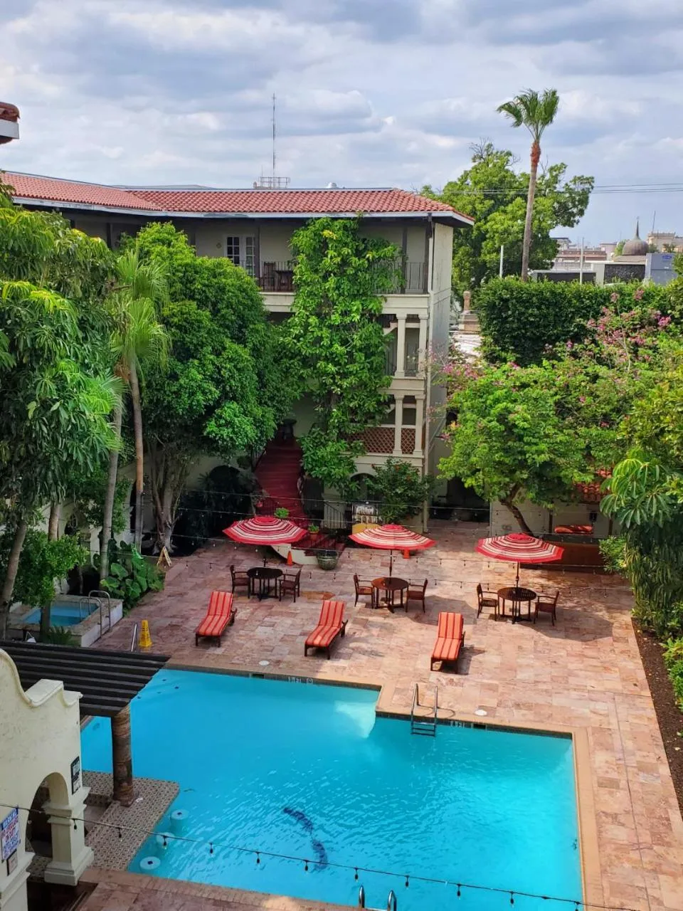 Patio in La Posada Hotel