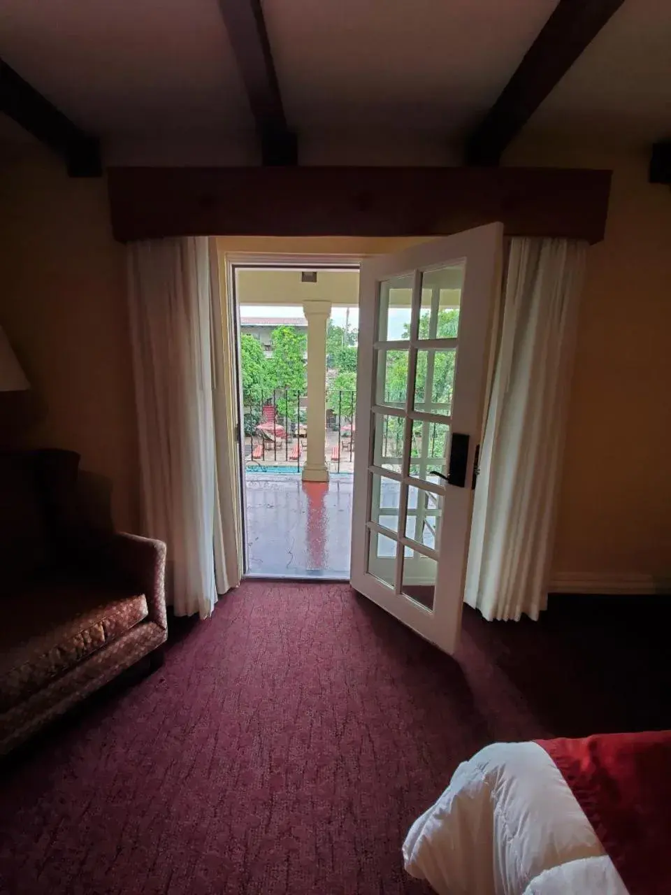 View (from property/room), Bed in La Posada Hotel View (from property/room), Bed in La Posada Hotel