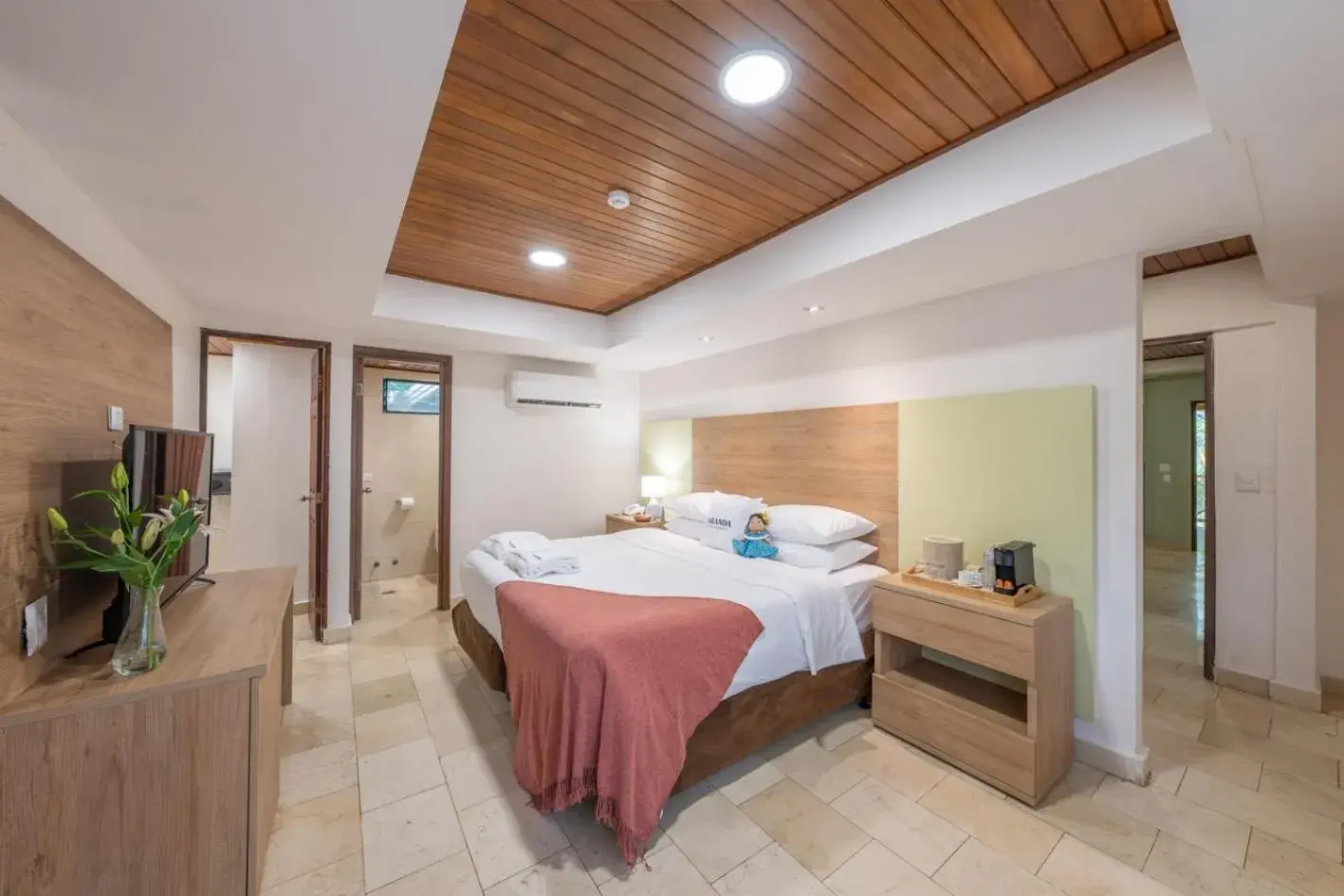 Bed in Hotel Faranda Guayacanes, a member of Radisson Individuals Bed in Hotel Faranda Guayacanes, a member of Radisson Individuals