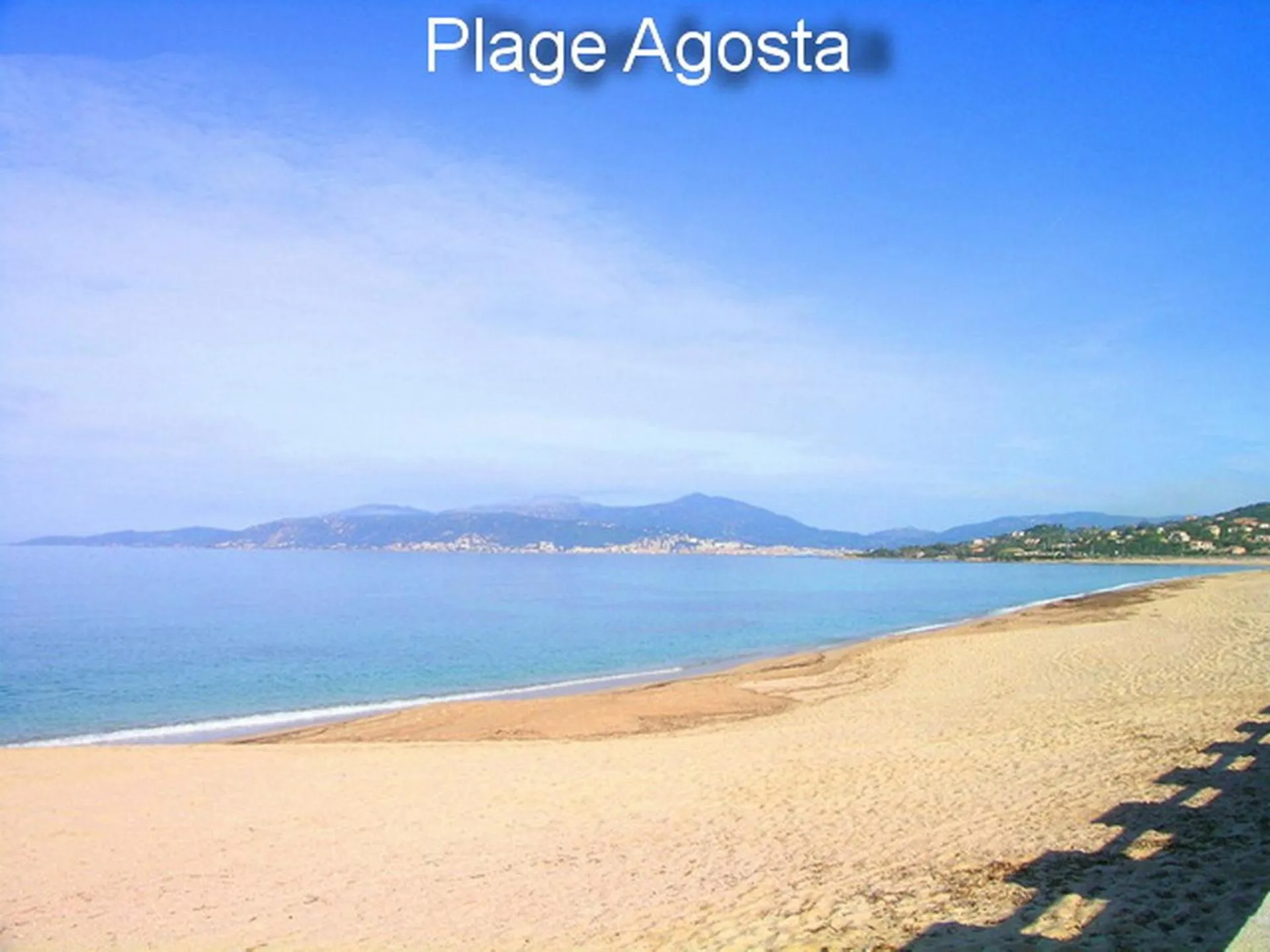 Beach in Corse Villa Porticcio vue Mer
