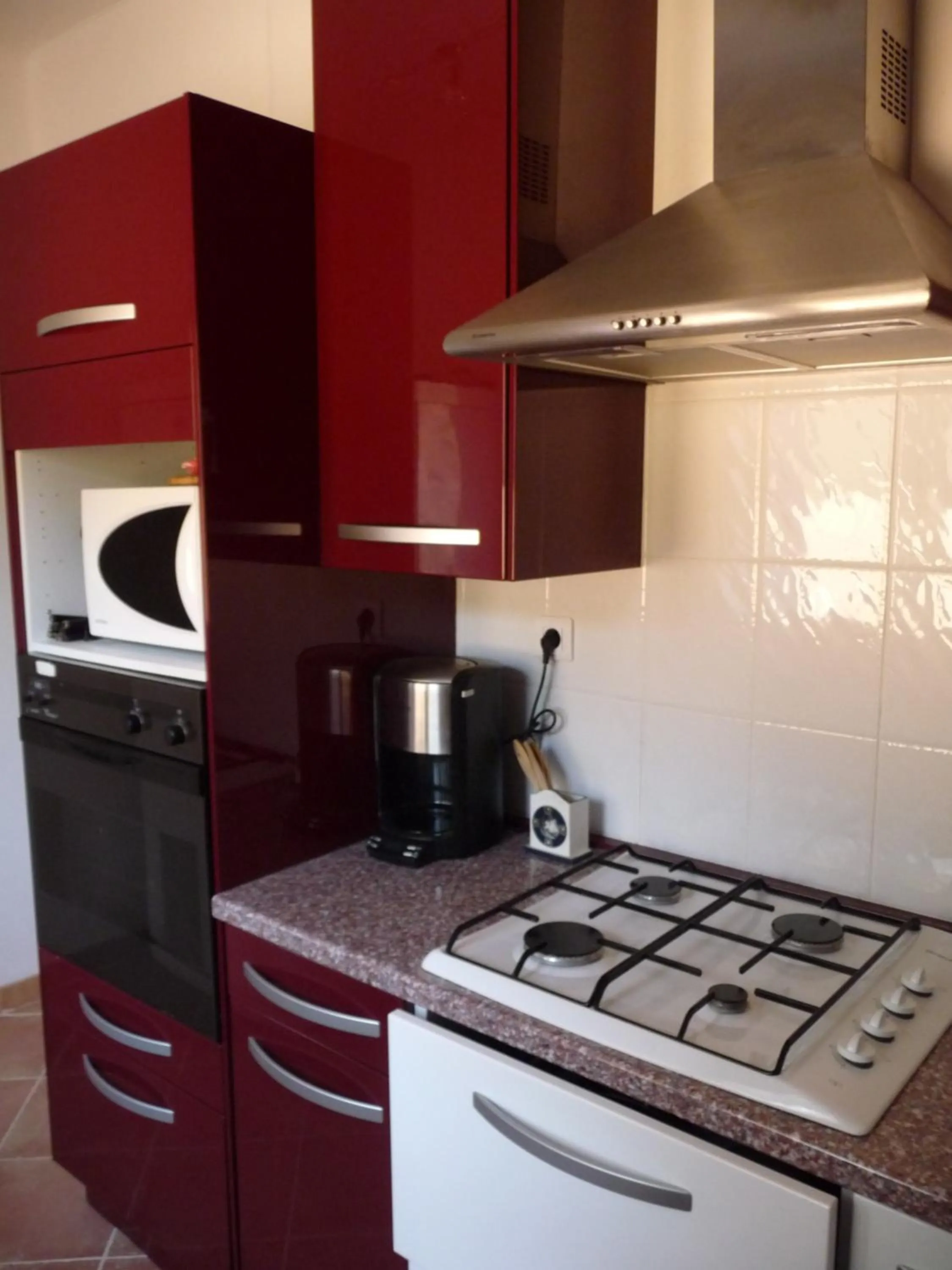 Kitchen or kitchenette in Corse Villa Porticcio vue Mer