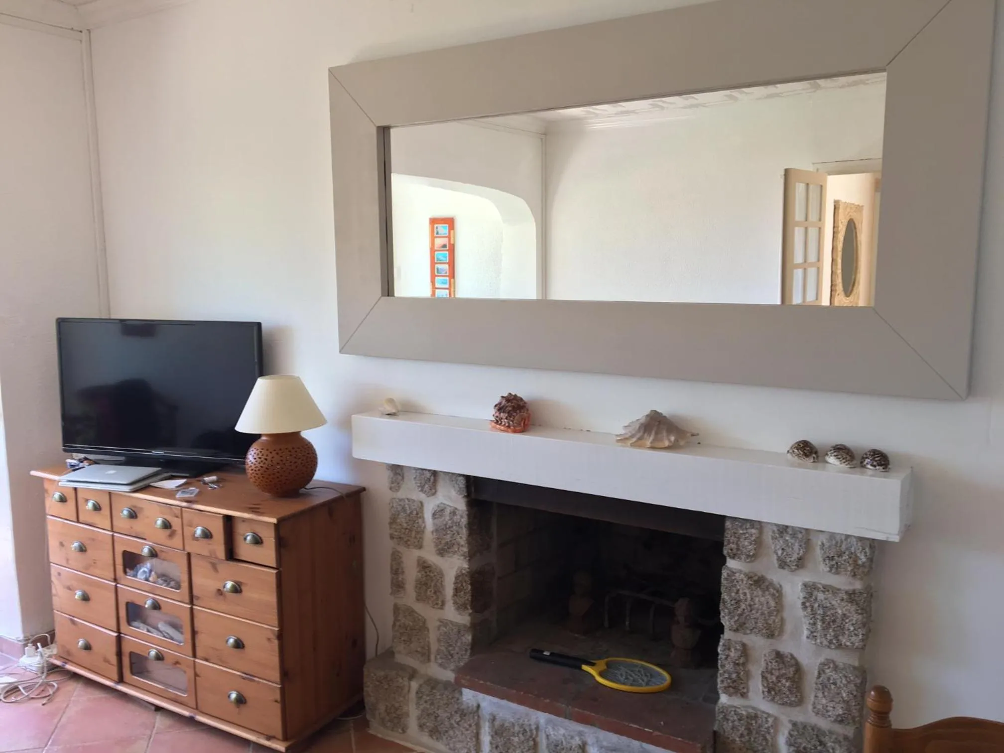 Living room in Corse Villa Porticcio vue Mer
