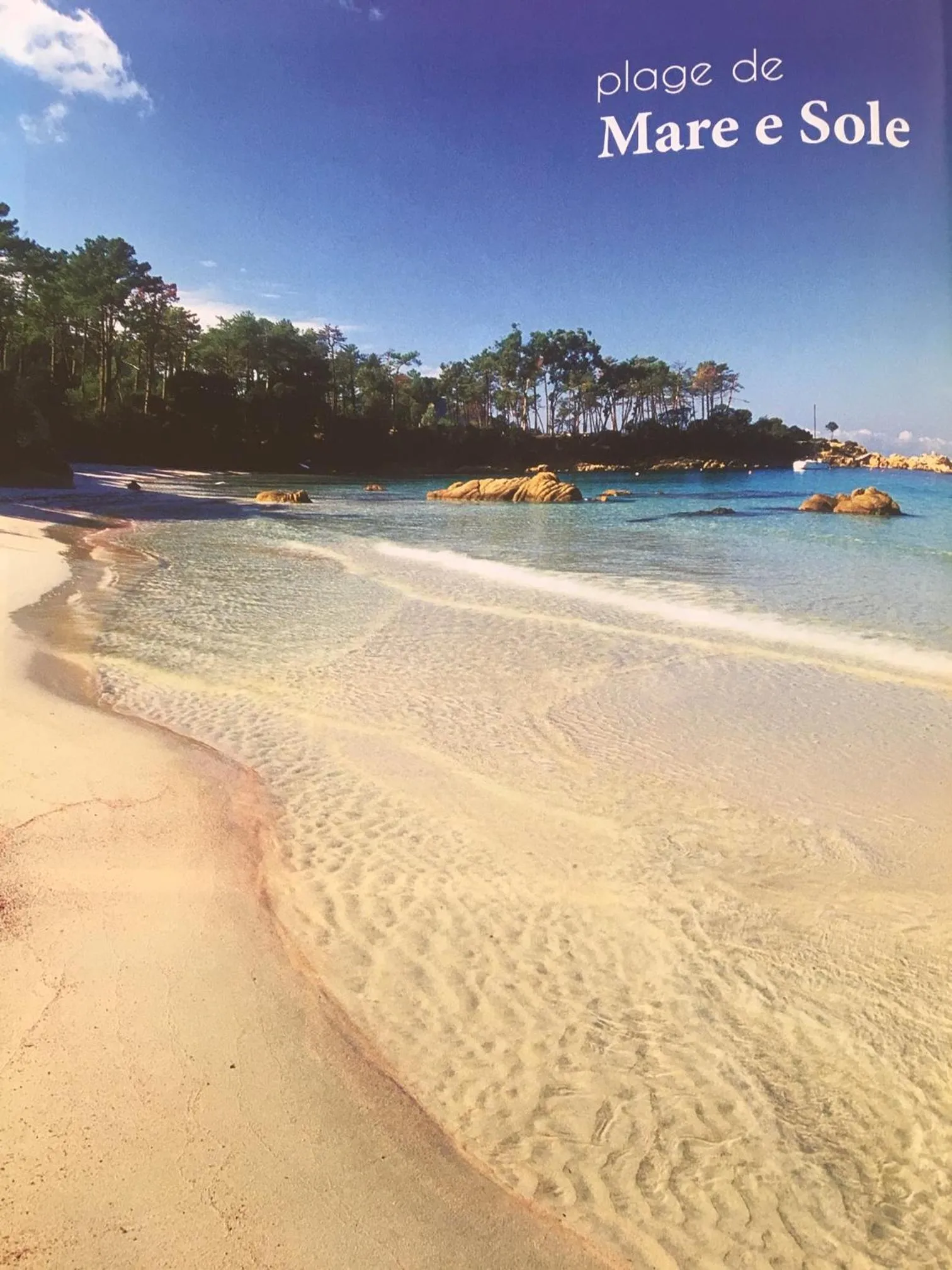 Beach in Corse Villa Porticcio vue Mer