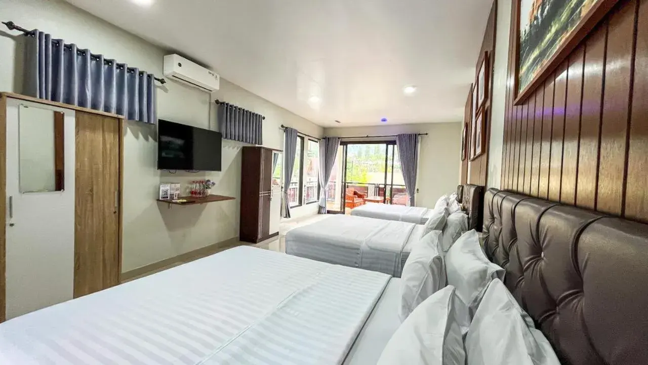 Bed in Gubuk Ndeso Bromo Bed in Gubuk Ndeso Bromo