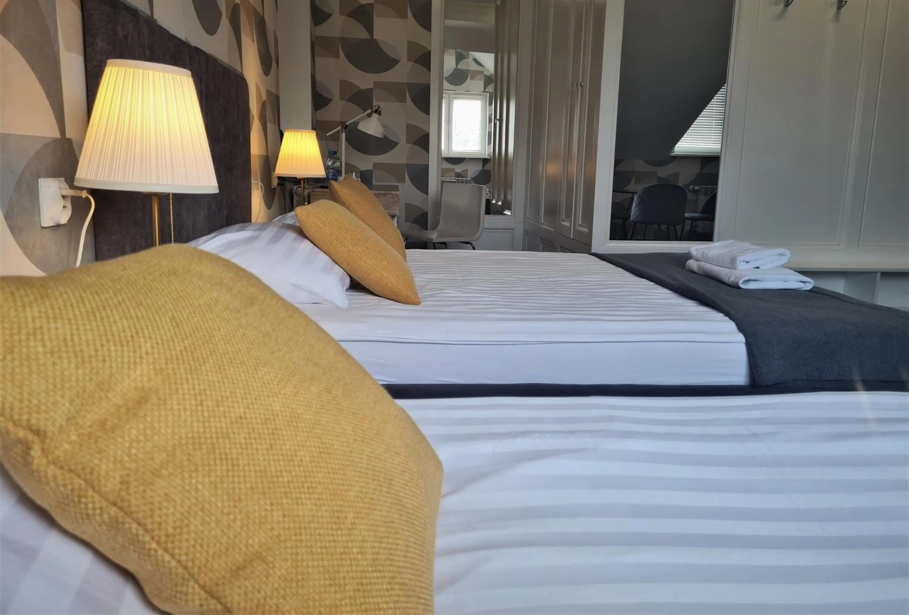 Bed in Pensjonat Retro