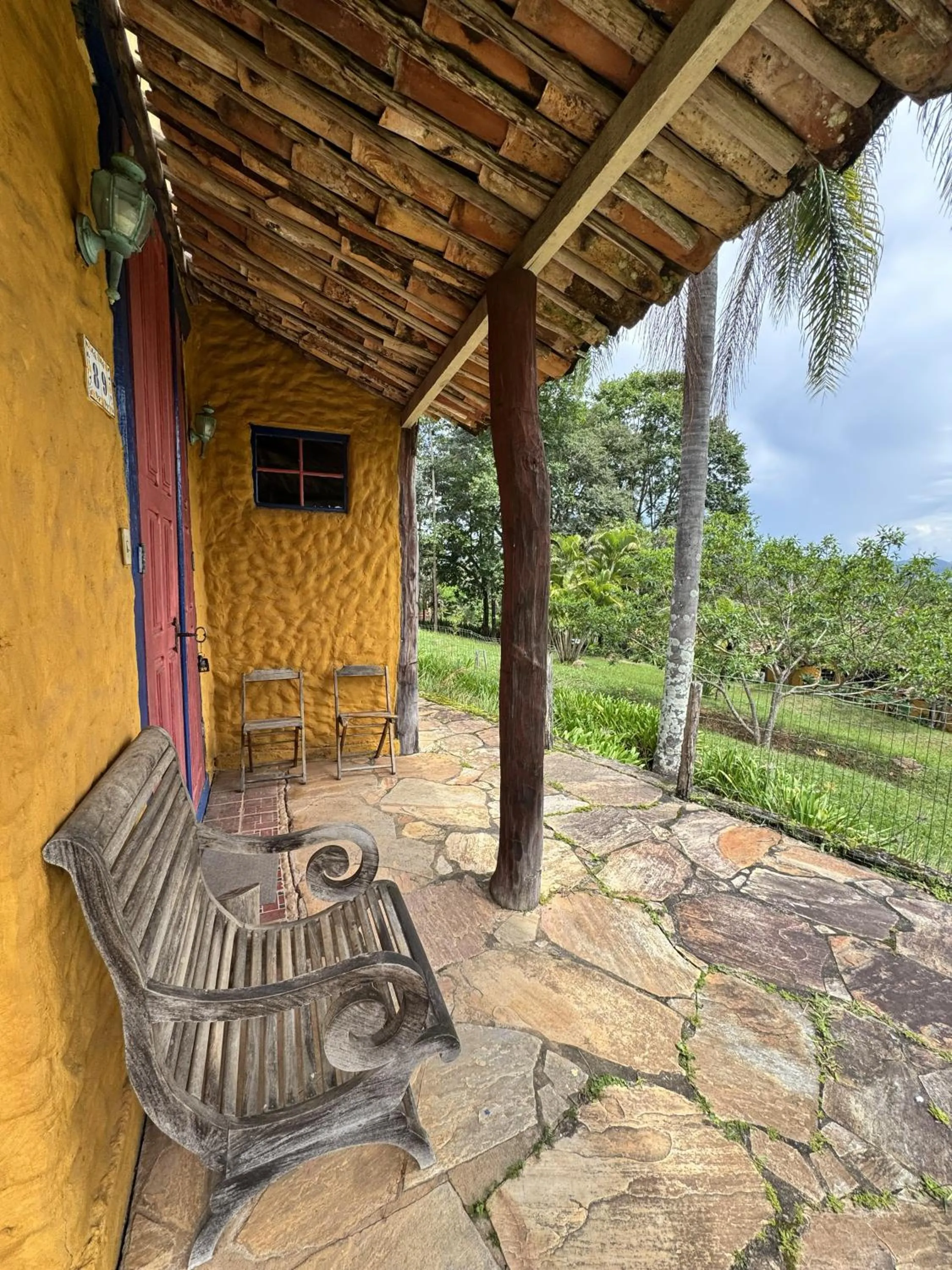 Garden view in Capricho Asturiano