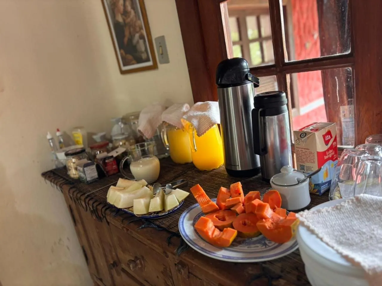 Buffet breakfast in Capricho Asturiano