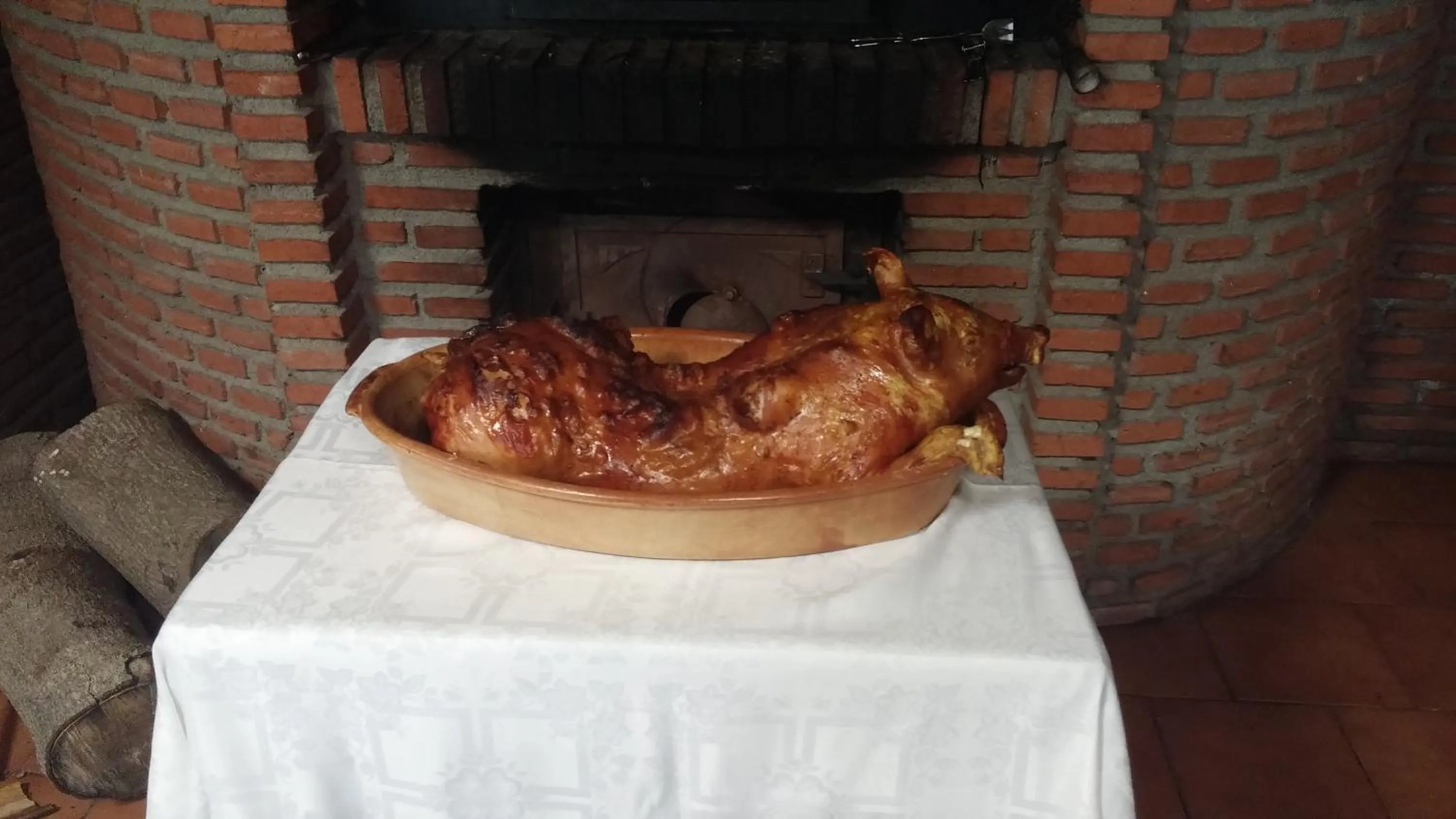 Food close-up in Hotel La Brasa