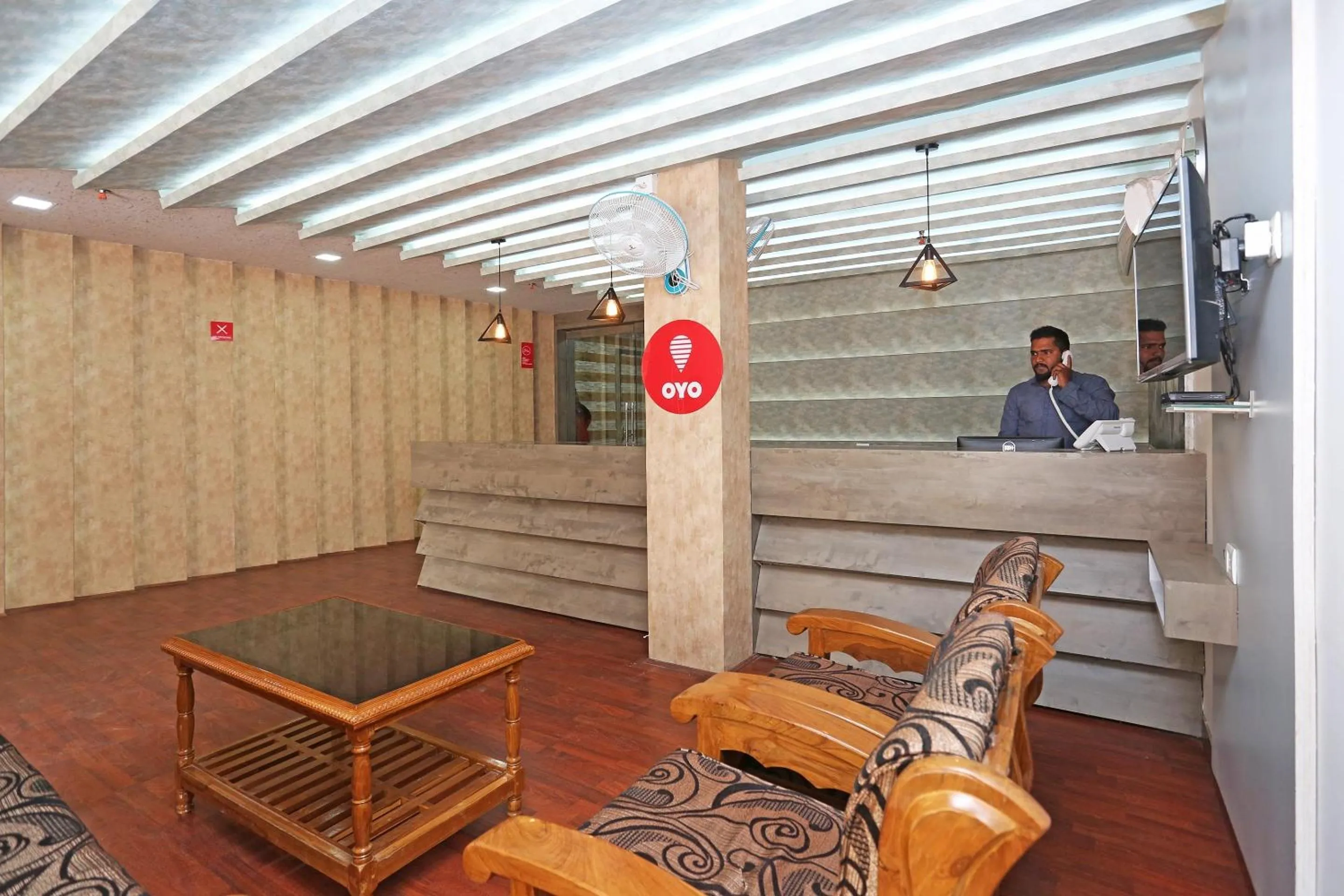 Lobby or reception in Super Capital O Sai Jagannath