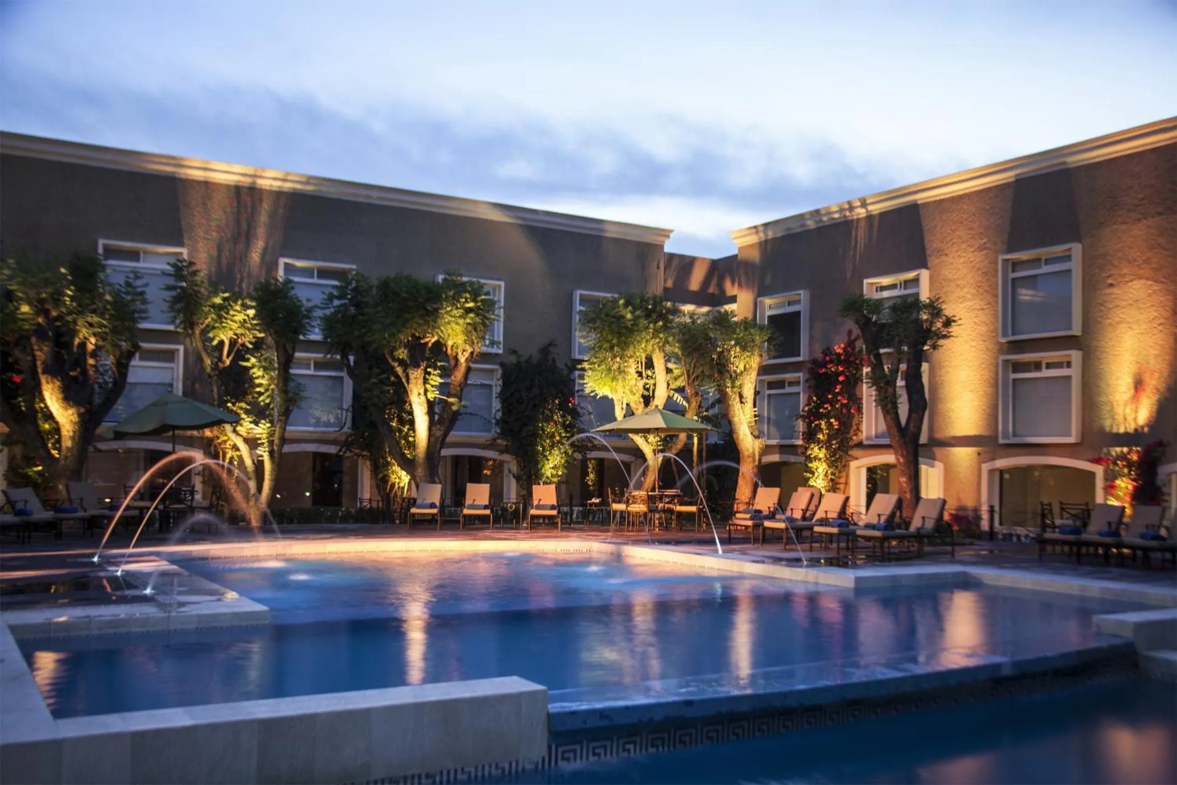 Swimming pool in Plaza Camelinas Hotel