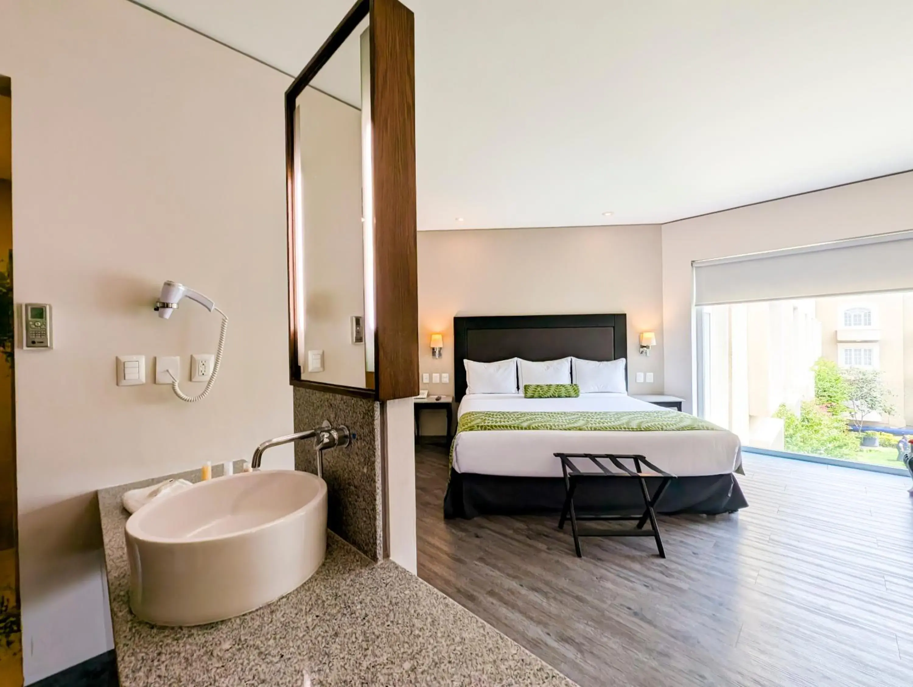 Photo of the whole room, Bed in Plaza Camelinas Hotel Photo of the whole room, Bed in Plaza Camelinas Hotel