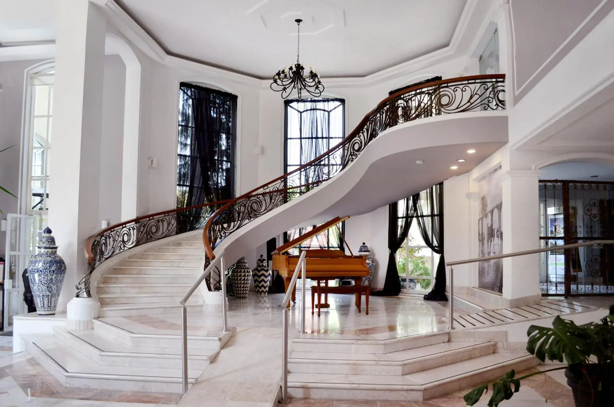 Lobby or reception in Plaza Camelinas Hotel Lobby or reception in Plaza Camelinas Hotel