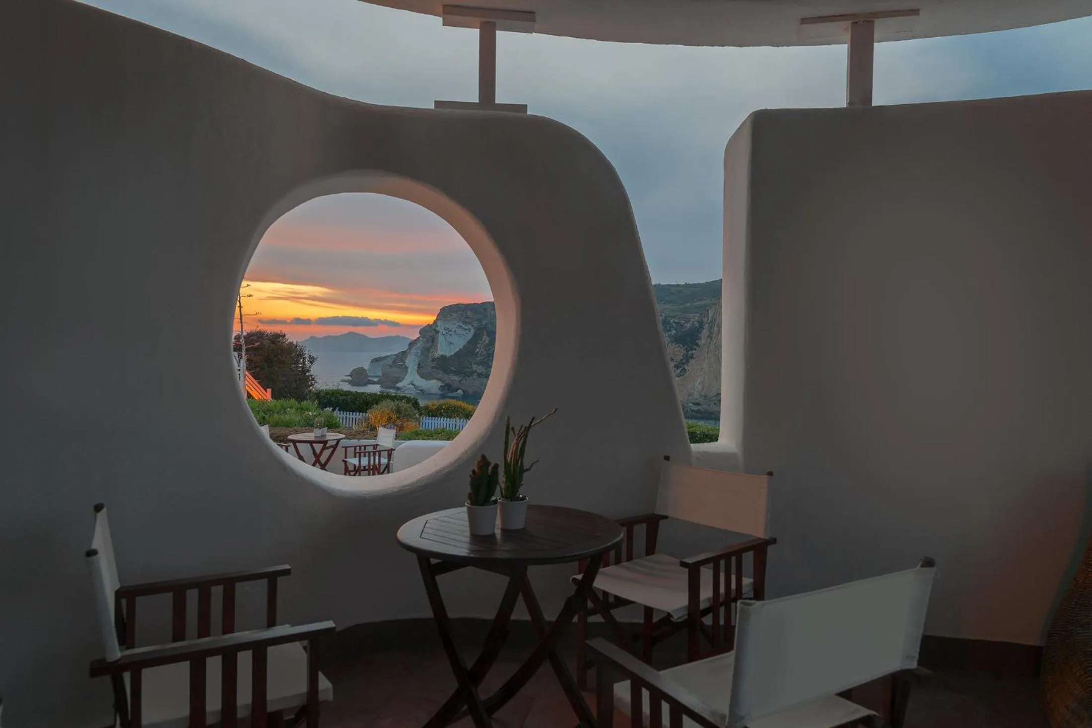 Sunset in Hotel Chiaia Di Luna