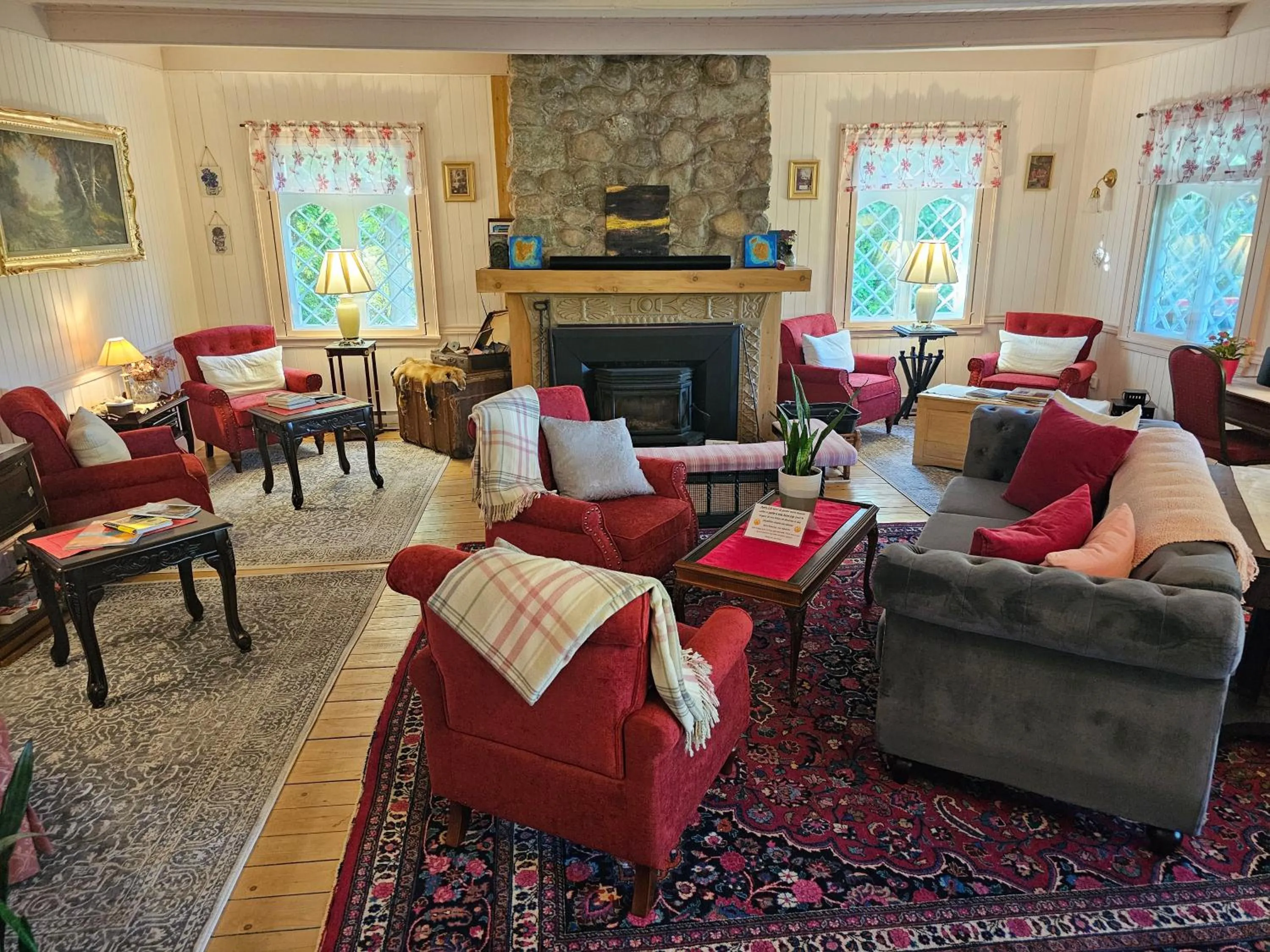 Living room in Auberge La Châtelaine