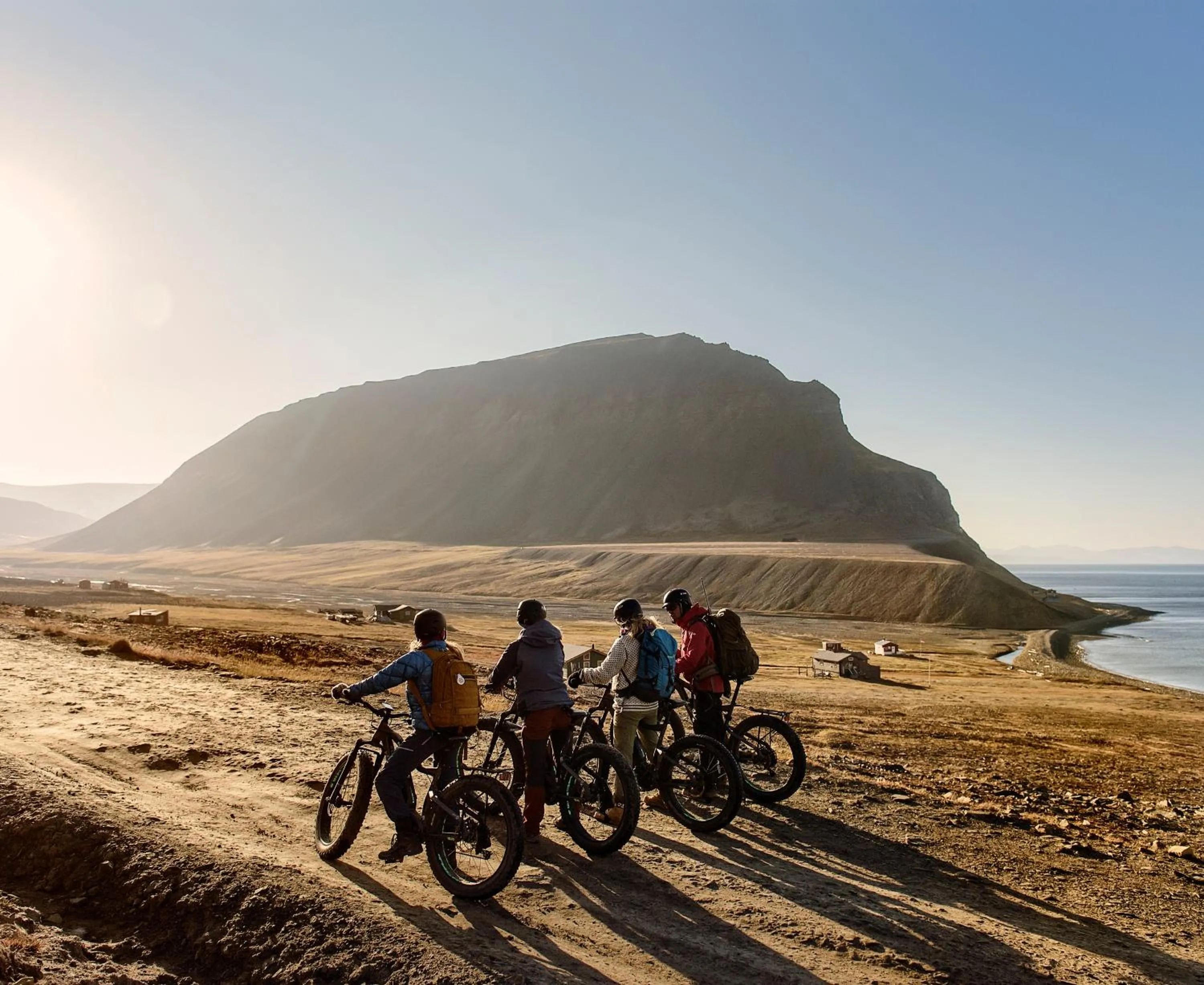 Cycling in Radisson Blu Polar Hotel, Spitsbergen