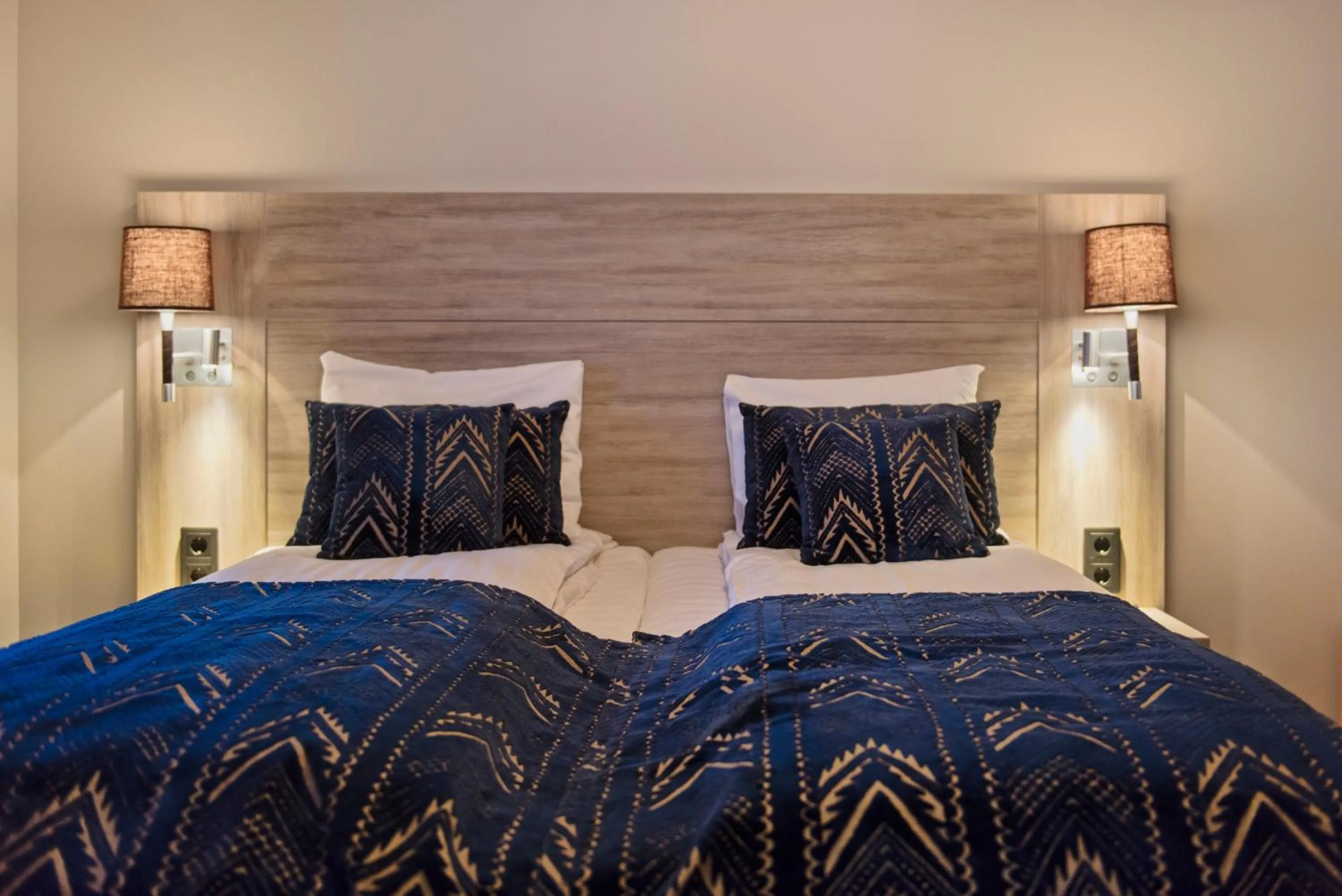 Bed in Radisson Blu Polar Hotel, Spitsbergen