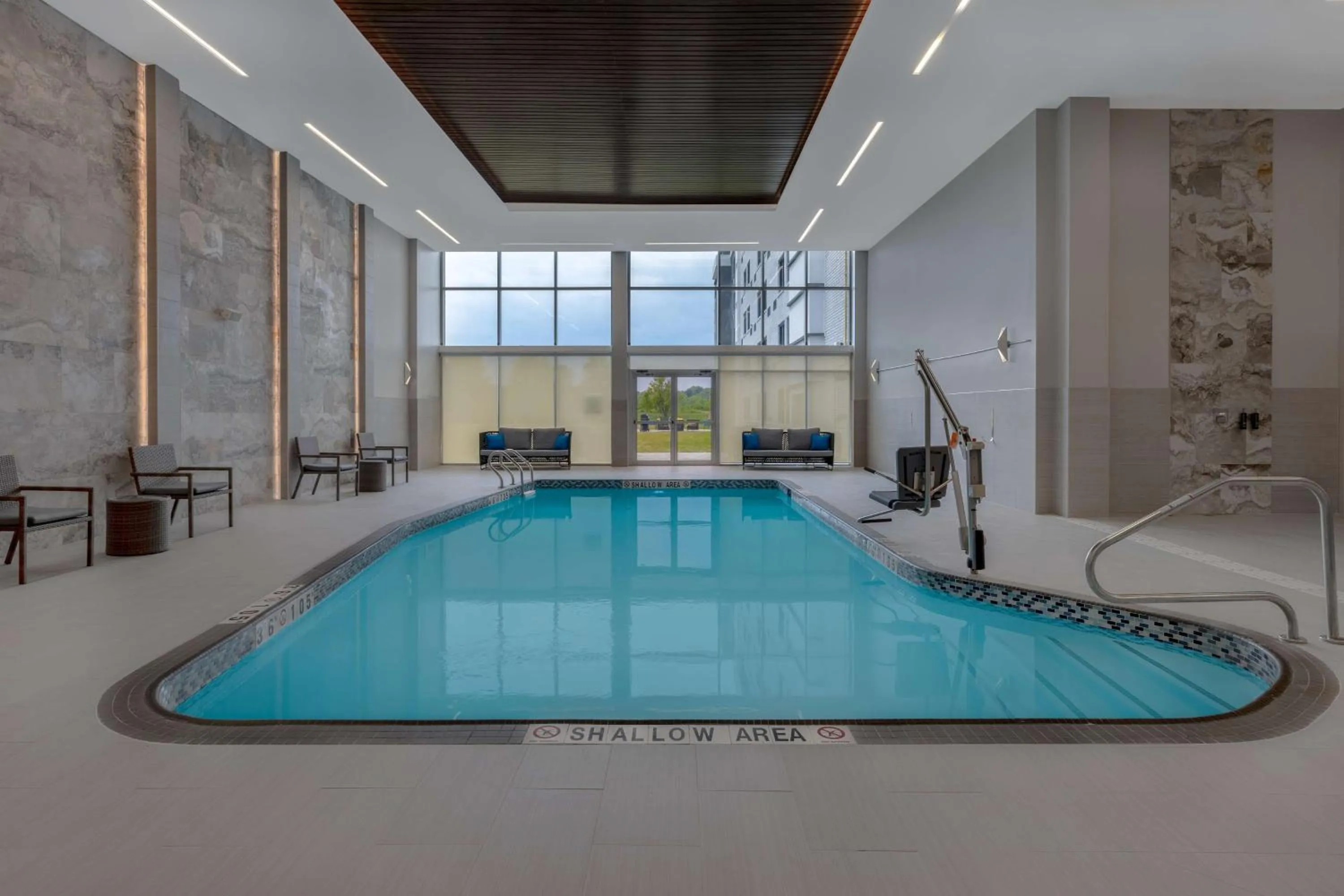 Pool view in DoubleTree by Hilton Kingston - Newly Renovated