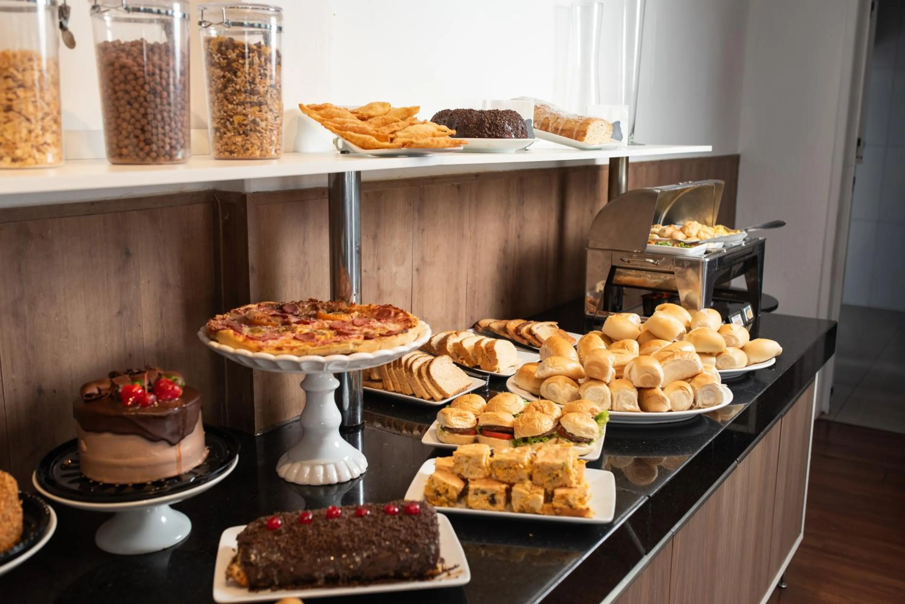 Buffet breakfast in Panorama Hotel