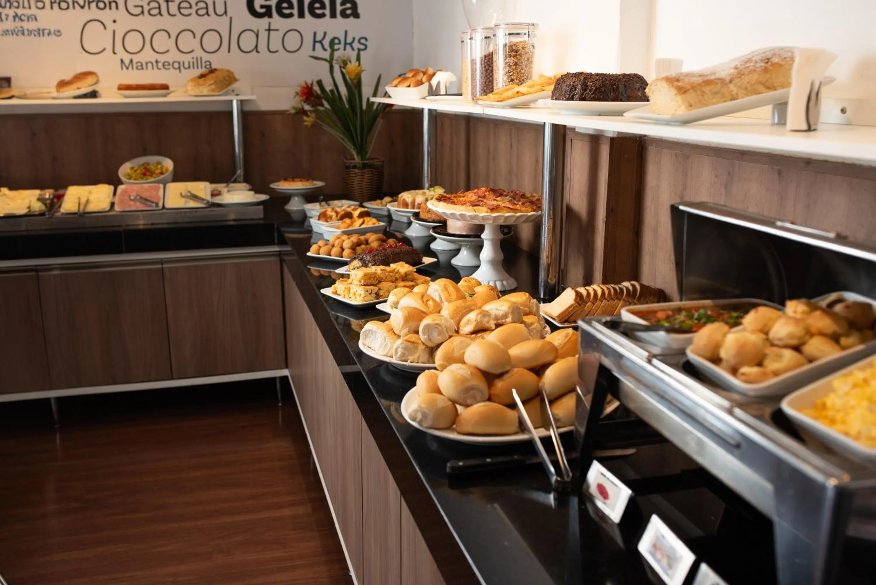 Buffet breakfast in Panorama Hotel