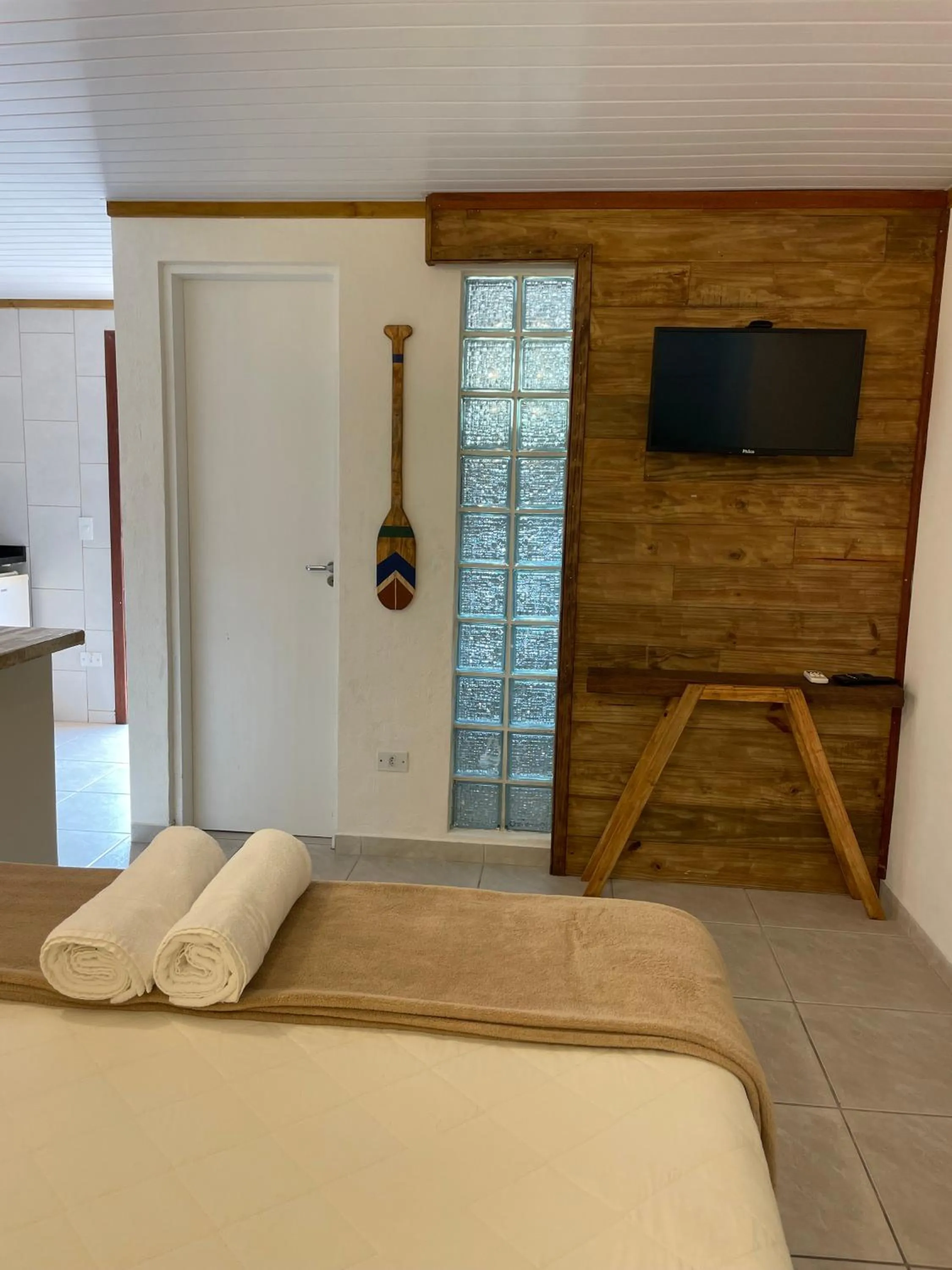 Bed in Pousada Ilha da Magia