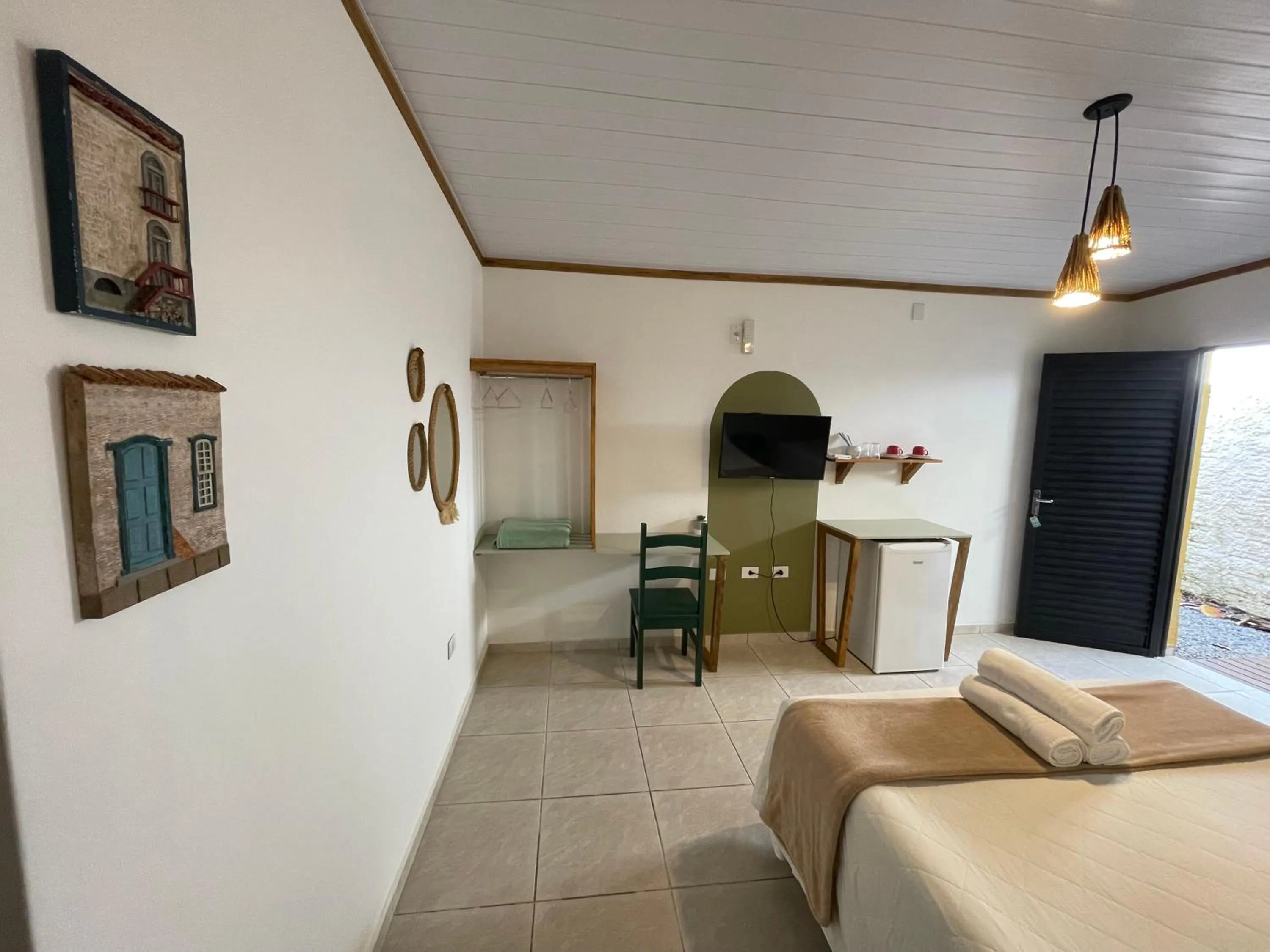 Bed in Pousada Ilha da Magia