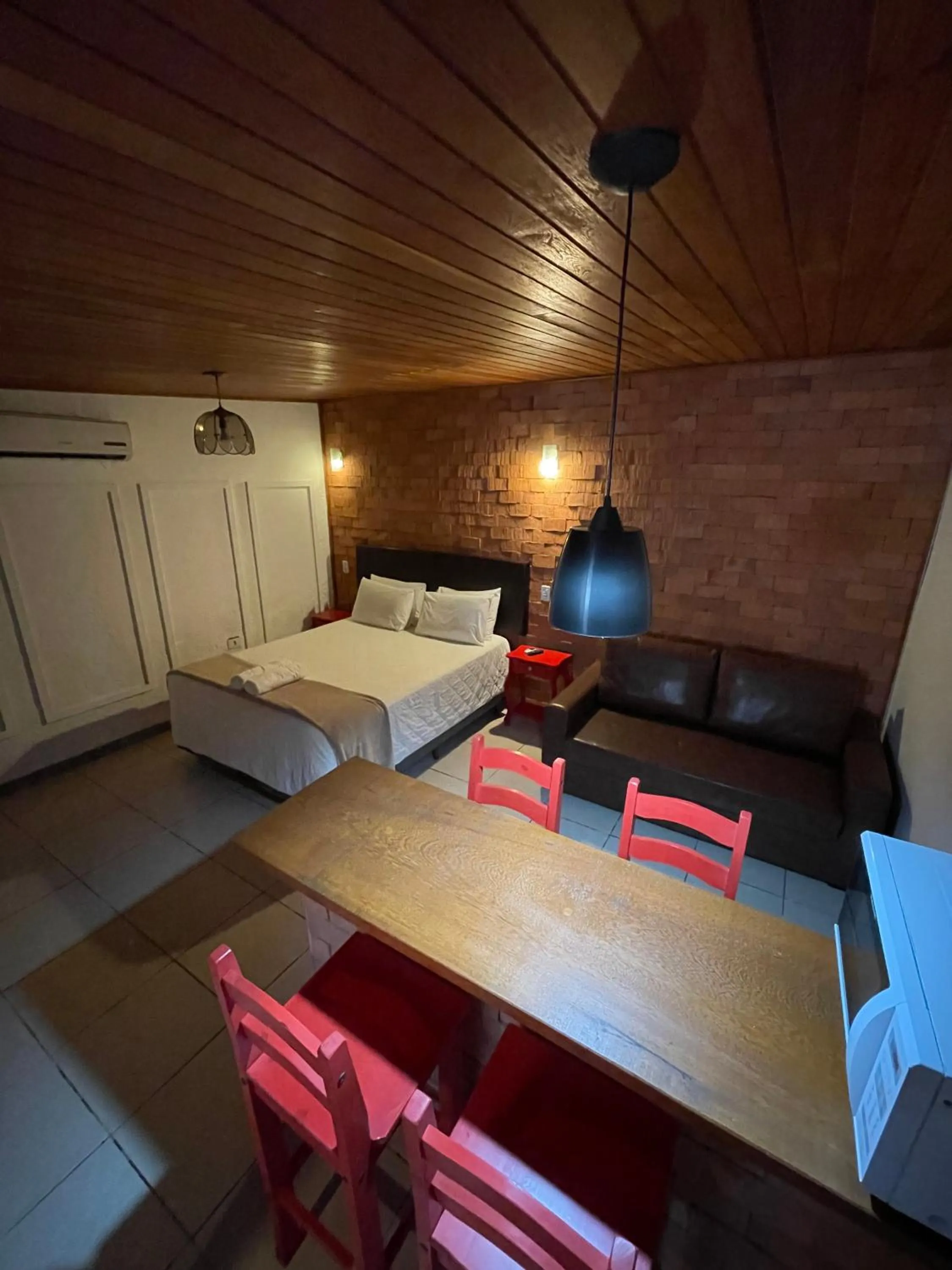 Bed in Pousada Ilha da Magia