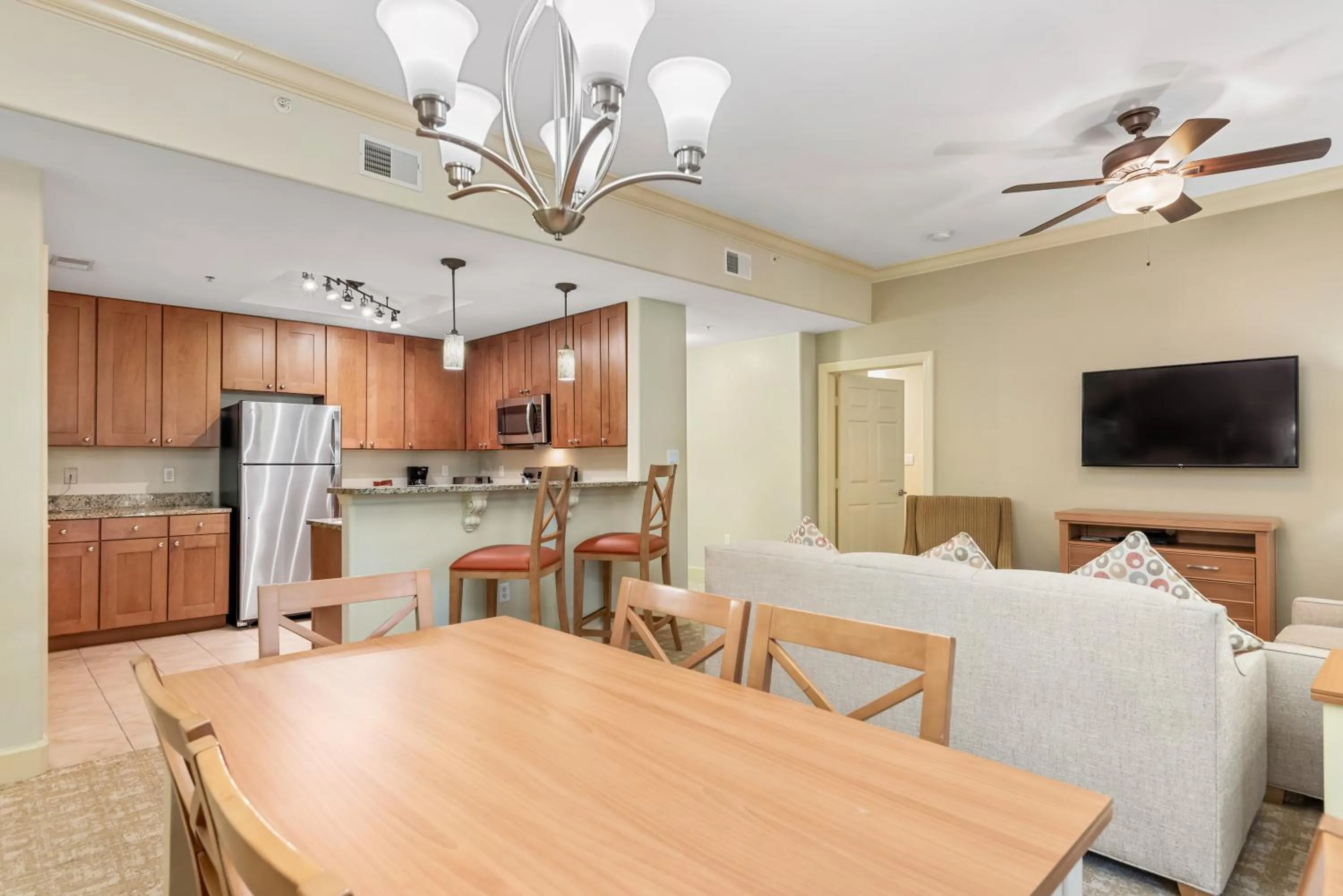 Living room in Royal Dunes