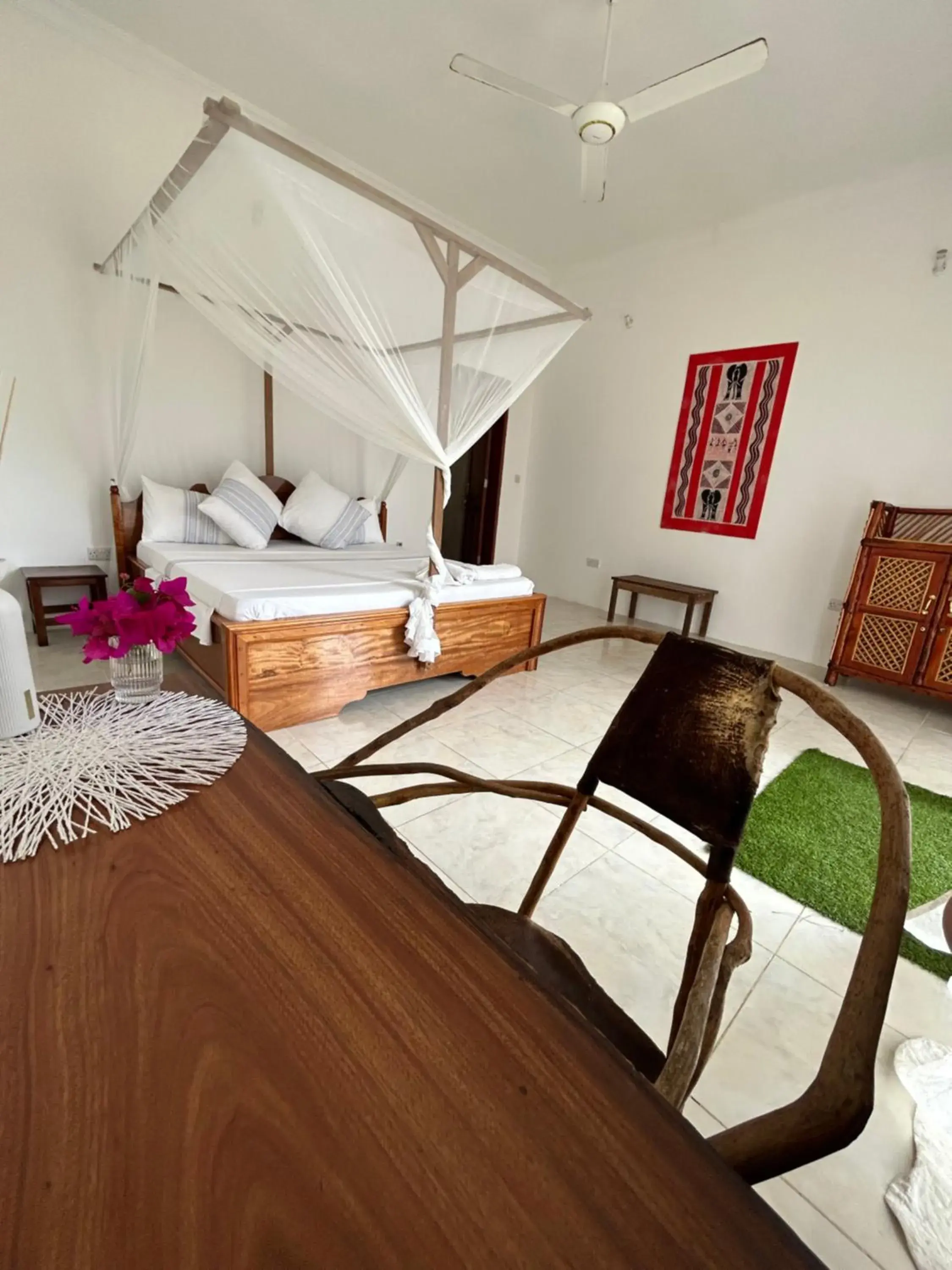 Double Room with Balcony - single occupancy in Shamba Lodge Double Room with Balcony - single occupancy in Shamba Lodge