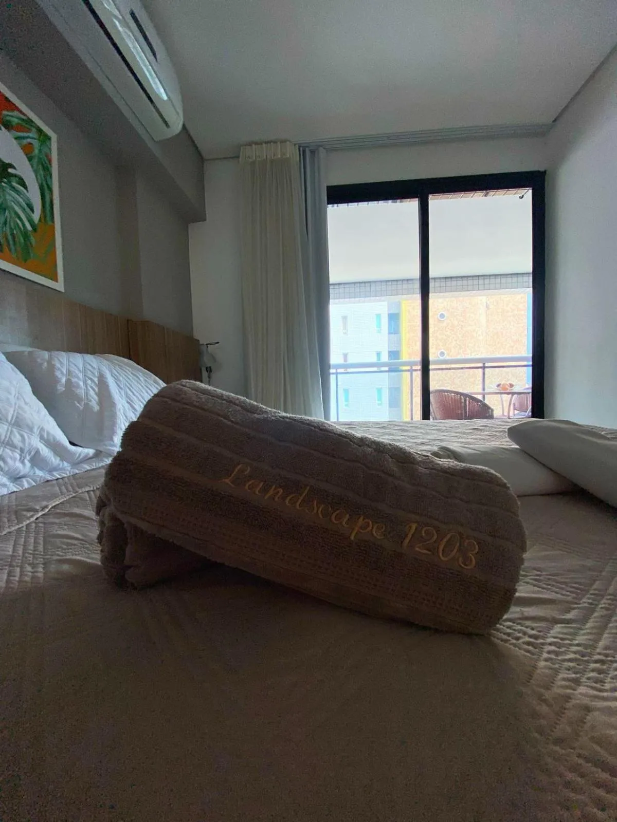 Bed in Landscape Apartamento Beira Mar 1203TB
