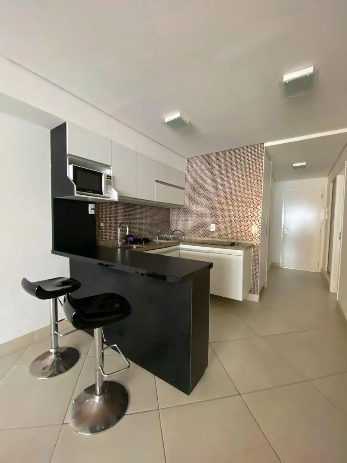 Kitchen or kitchenette in Landscape Apartamento Beira Mar 1203TB