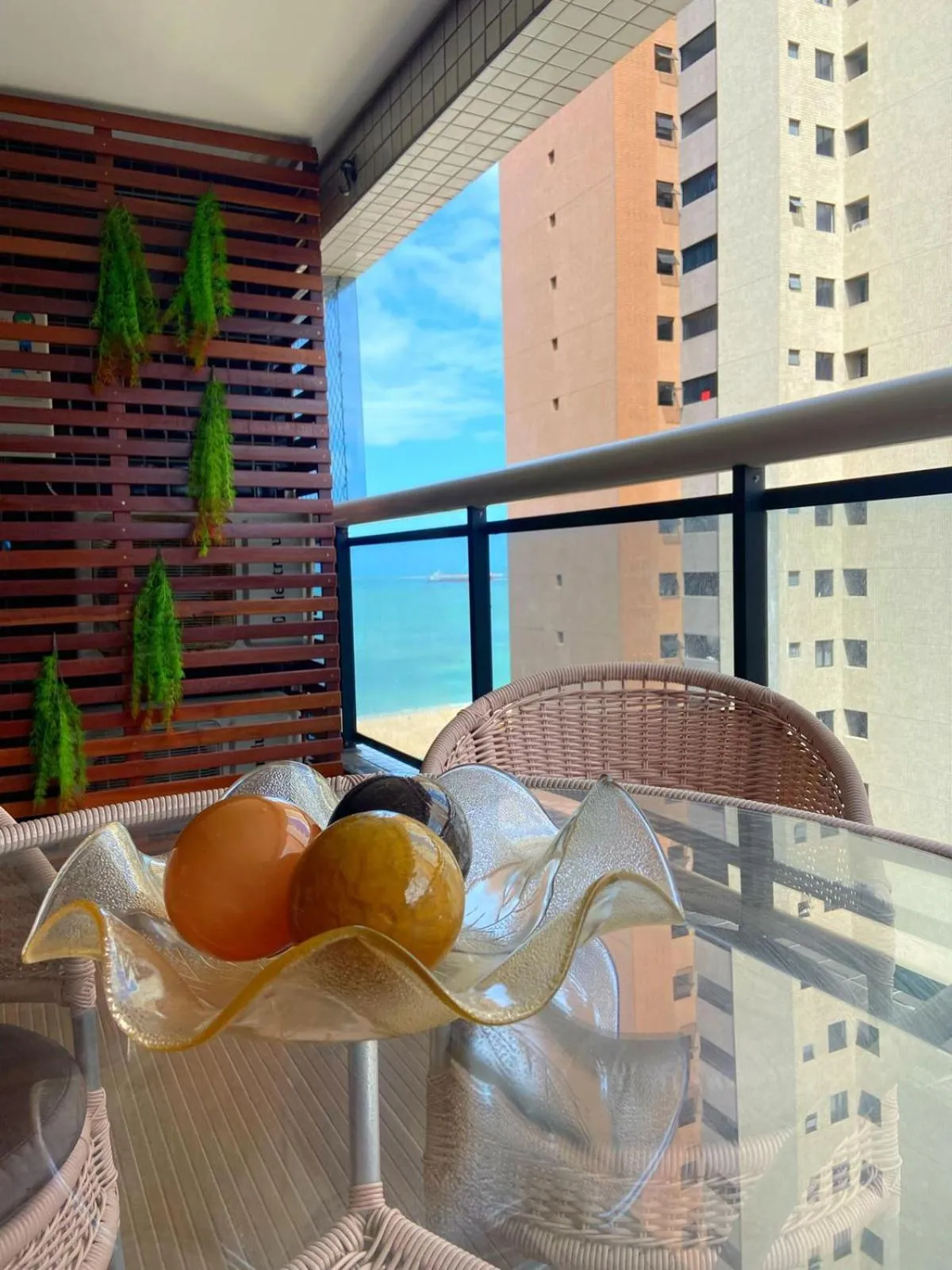 Balcony/Terrace in Landscape Apartamento Beira Mar 1203TB