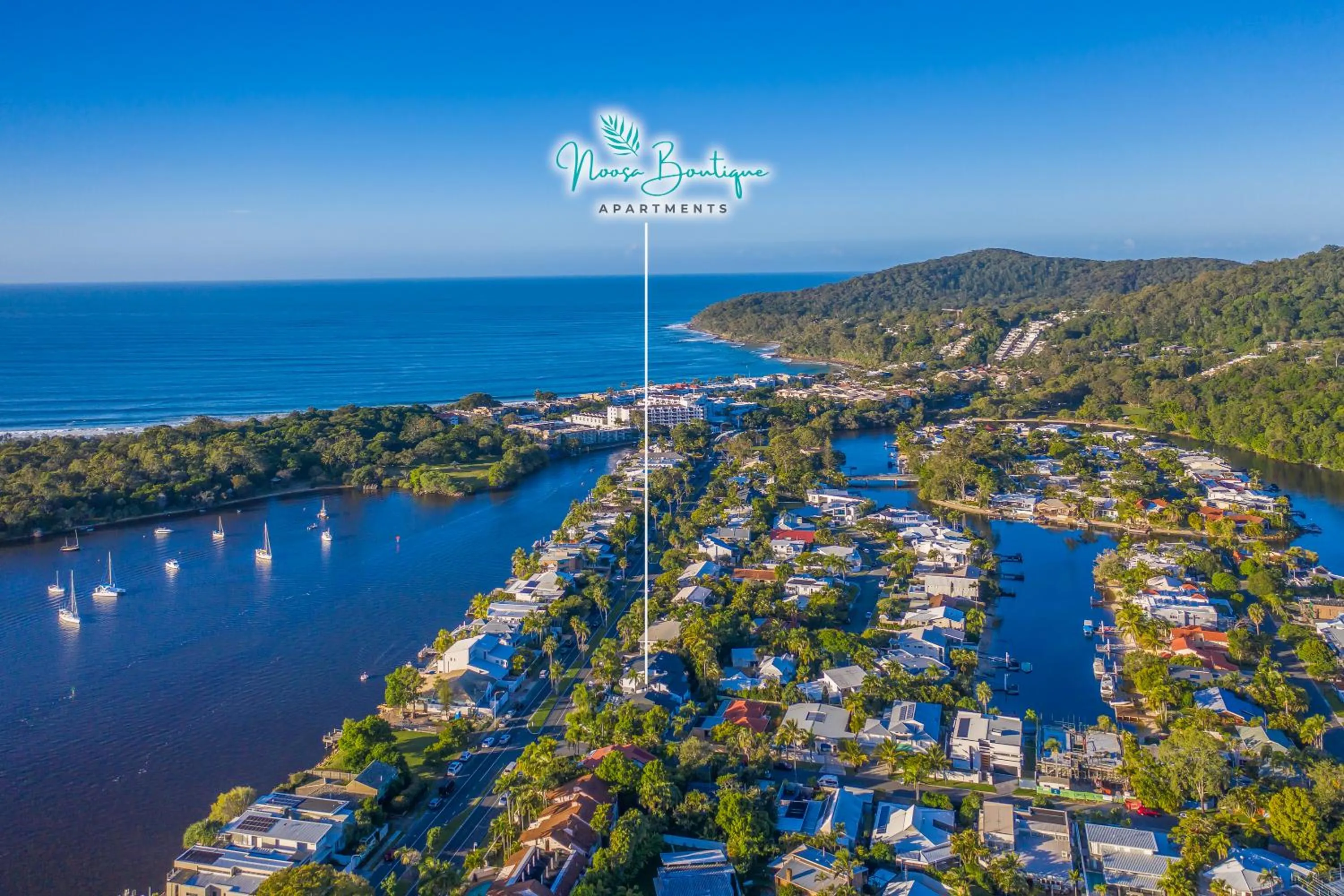 Bird's eye view in Noosa Boutique Apartments & Elkhorn Villas