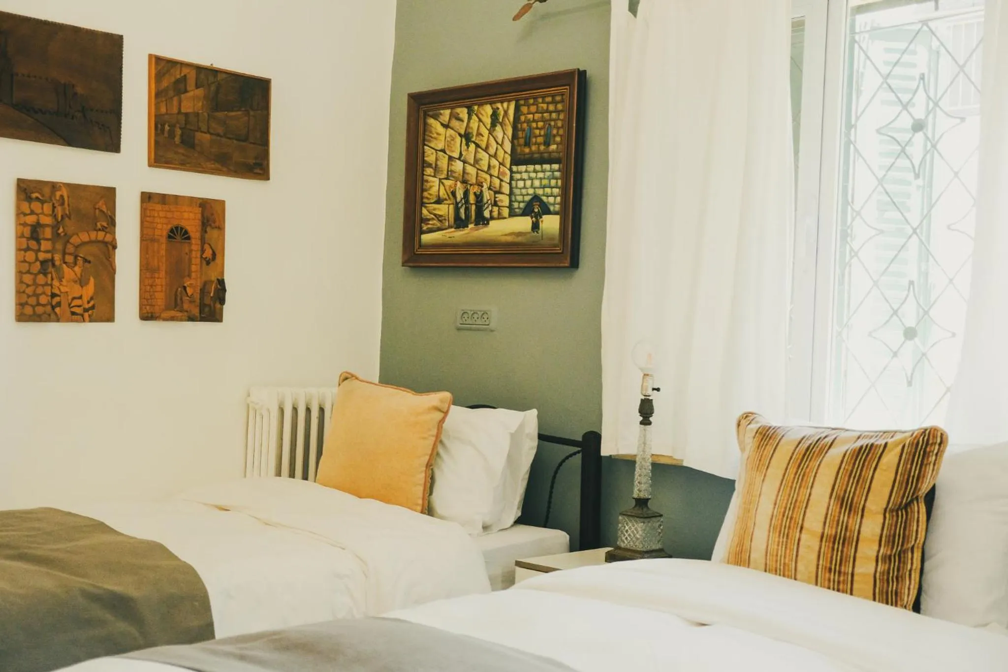 Bedroom, Bed in Tzefania Hotel