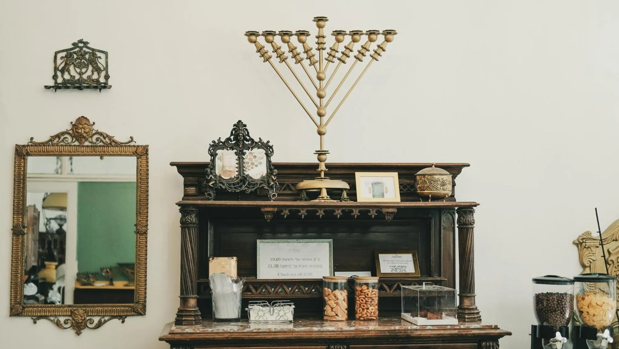 Lobby or reception in Tzefania Hotel