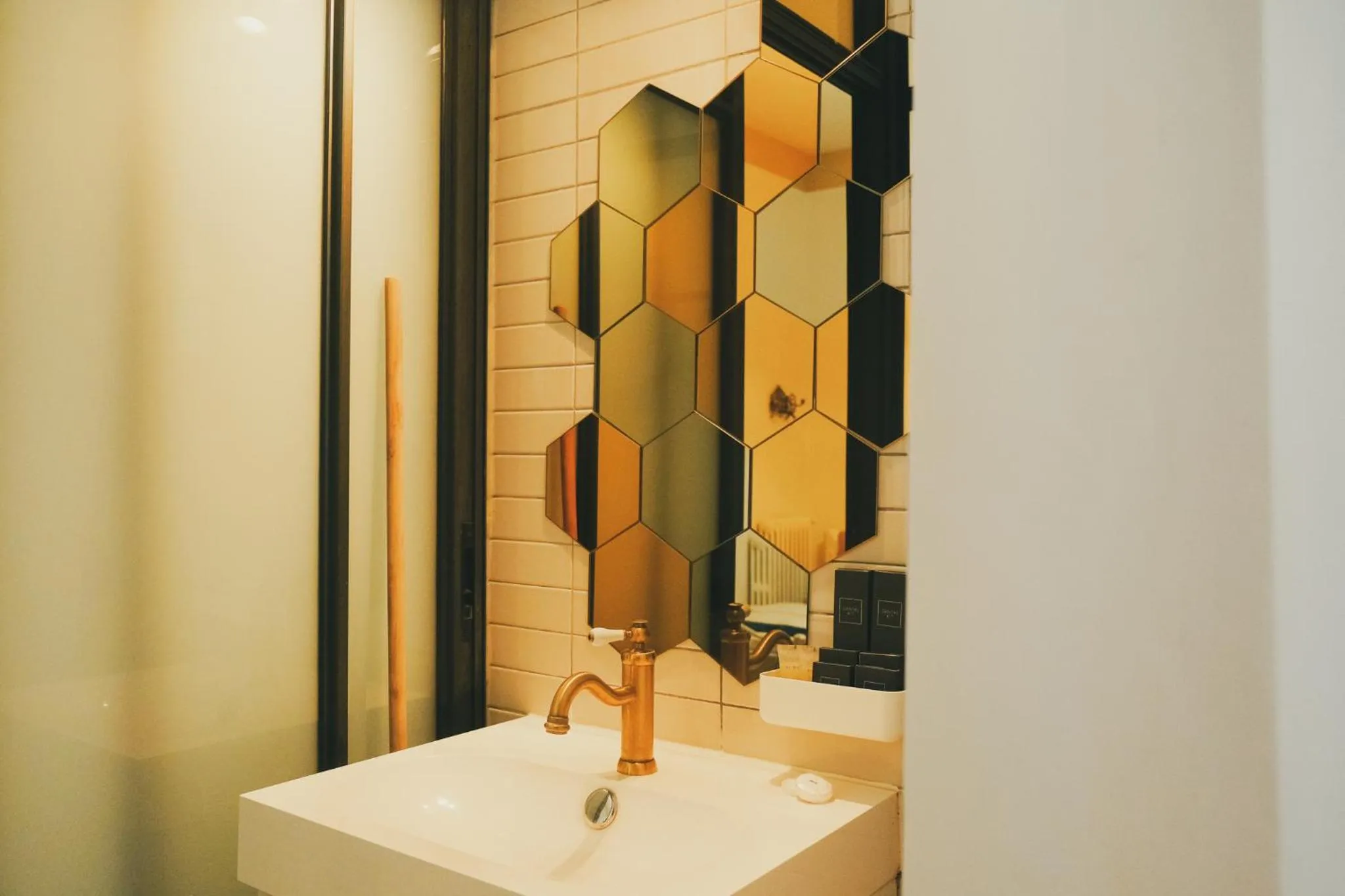 Bathroom in Tzefania Hotel