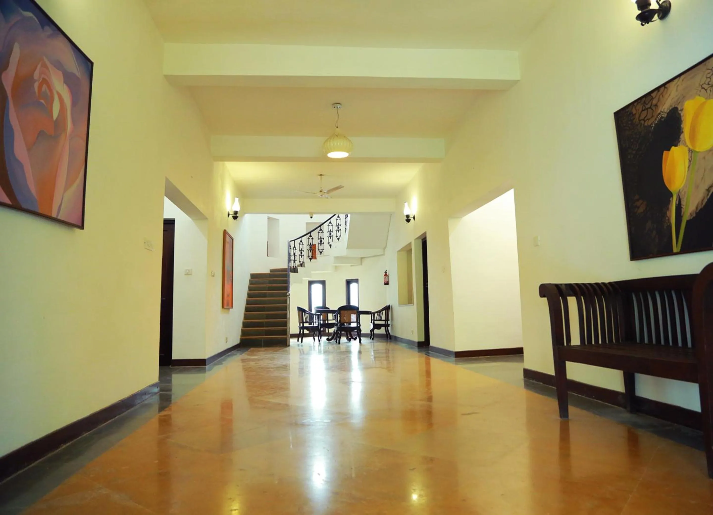 Seating area in Estuary Sarovar Premiere Poovar Island