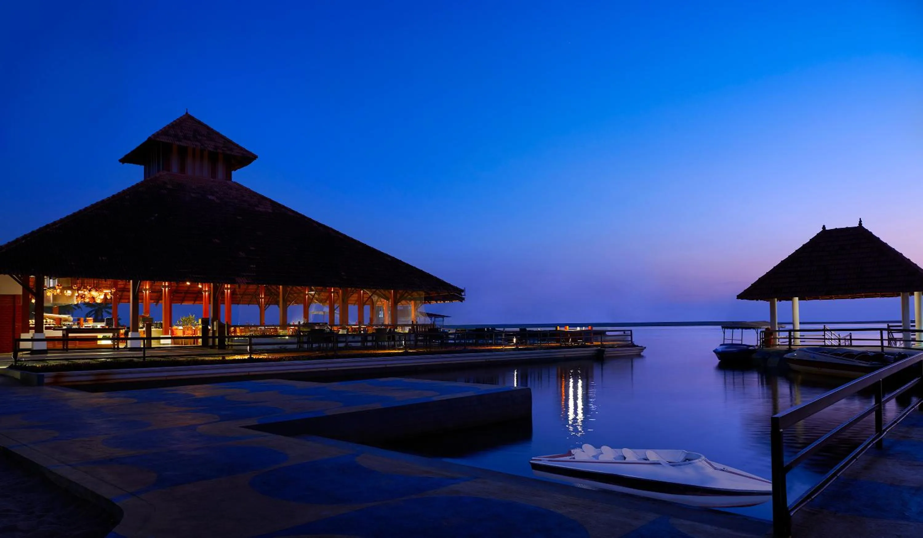 Sunset in Estuary Sarovar Premiere Poovar Island