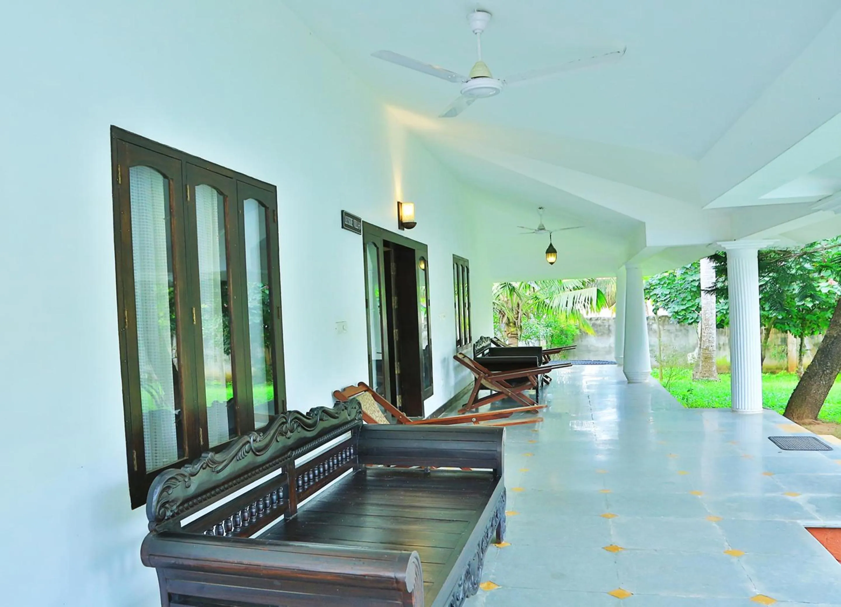 Patio in Estuary Sarovar Premiere Poovar Island