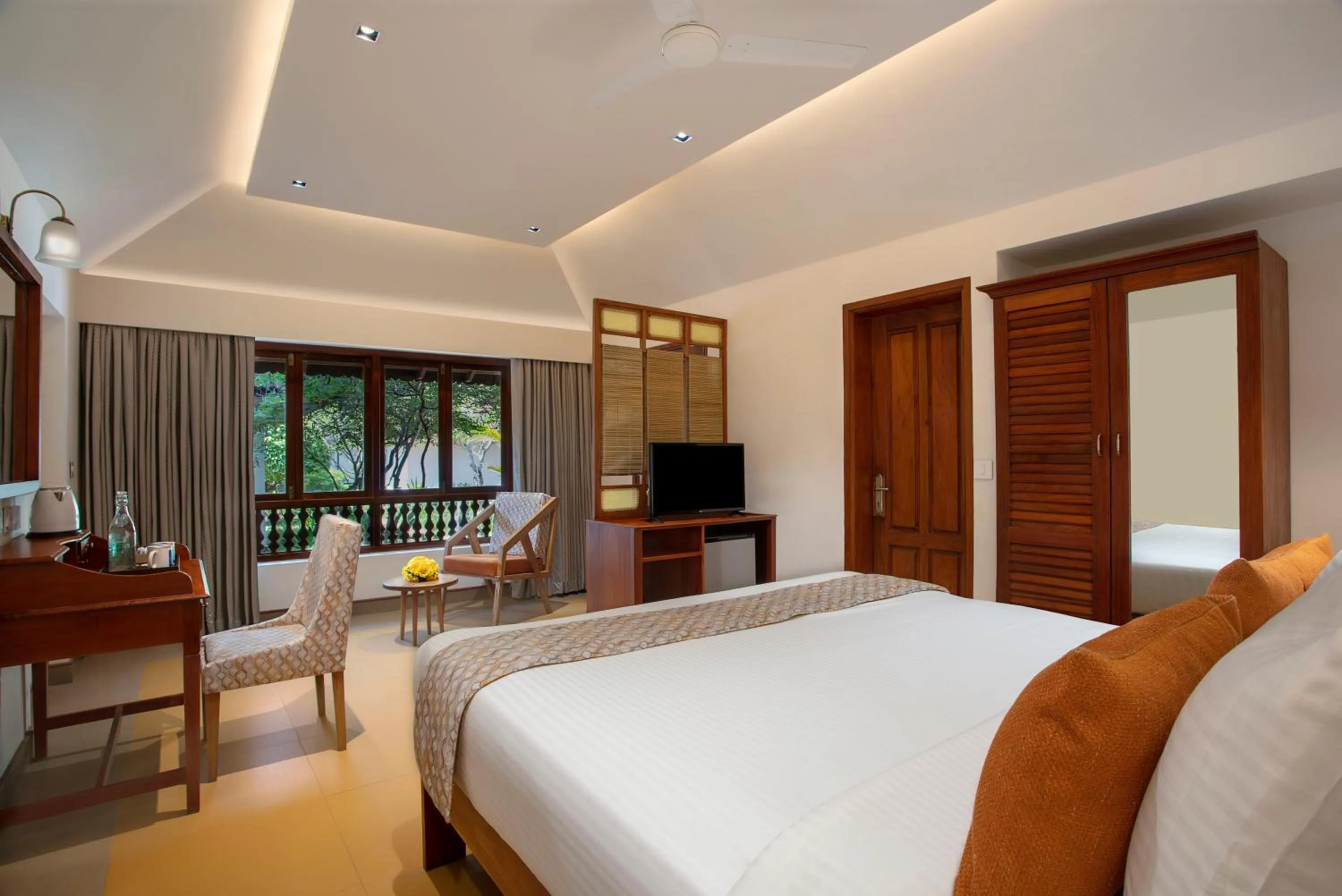 Bedroom, Bed in Estuary Sarovar Premiere Poovar Island