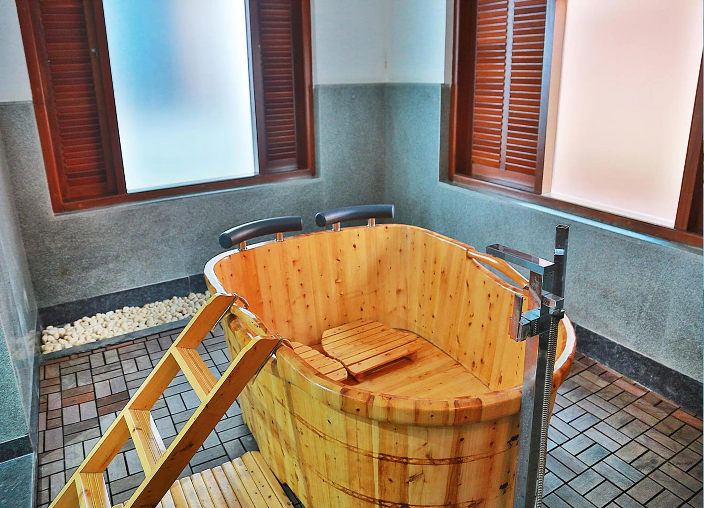 Bathroom in Estuary Sarovar Premiere Poovar Island